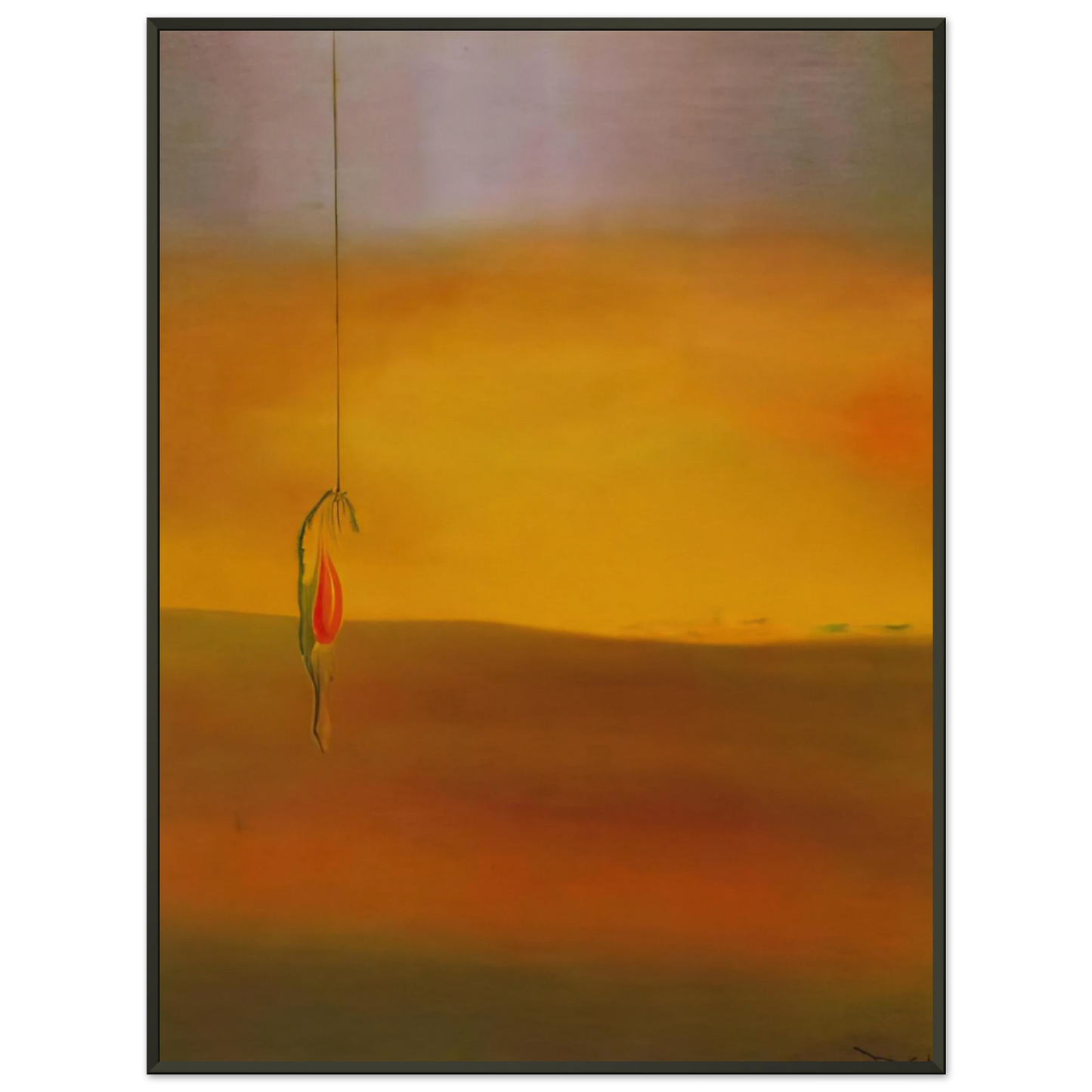 Salvador Dali FRIED EGG ON THE PLATE WITHOUT THE PLATE 1932 Framed Art Print - Aluminum Frame - 70x100 cm / 28x40 inches