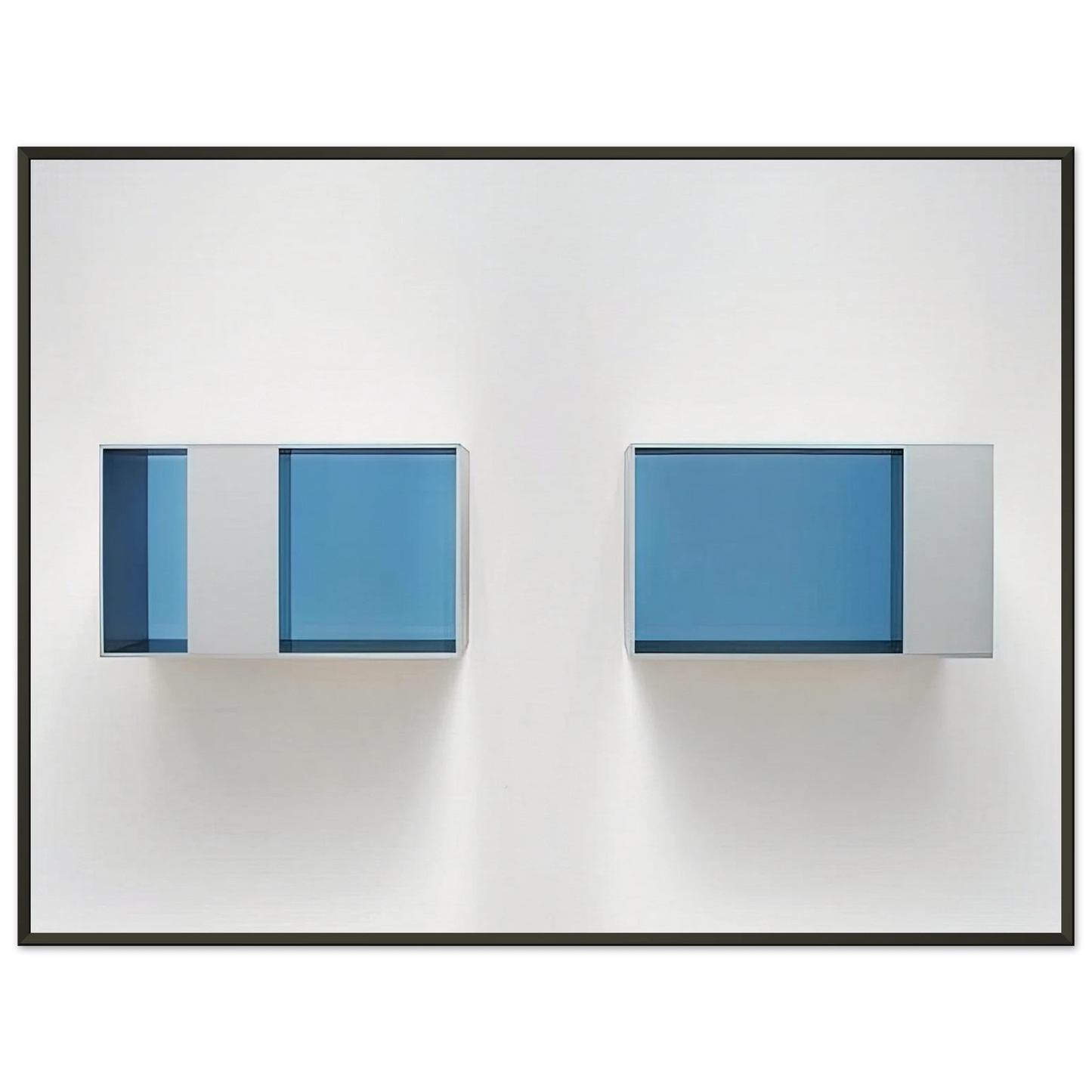 Donald Judd Untitled 8828 AB Menziken 1988 Framed Art Print - Aluminum Frame - 60x80 cm / 24x32 inches