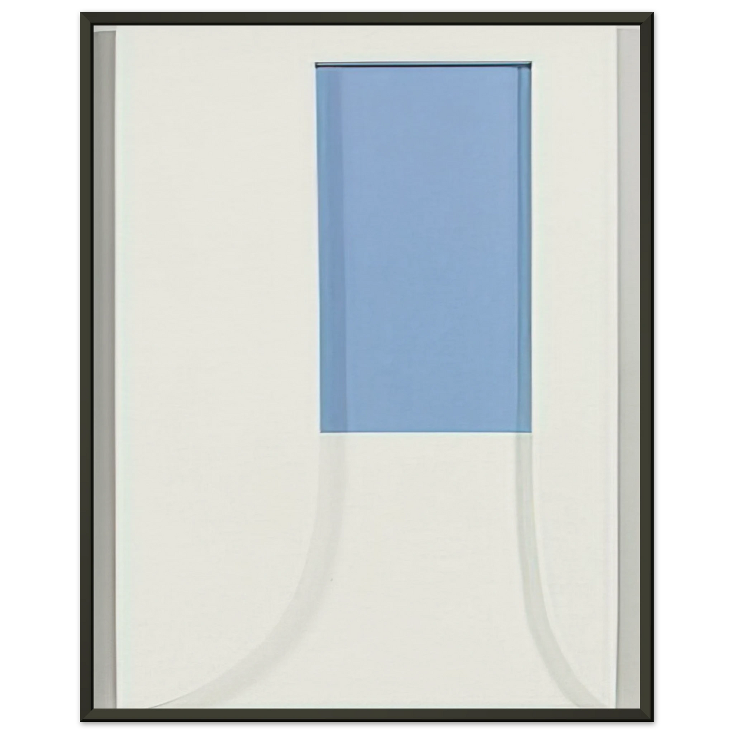 Ellsworth Kelly Relief with Blue Framed Art Print - Aluminum Frame - 70x100 cm / 28x40 inches