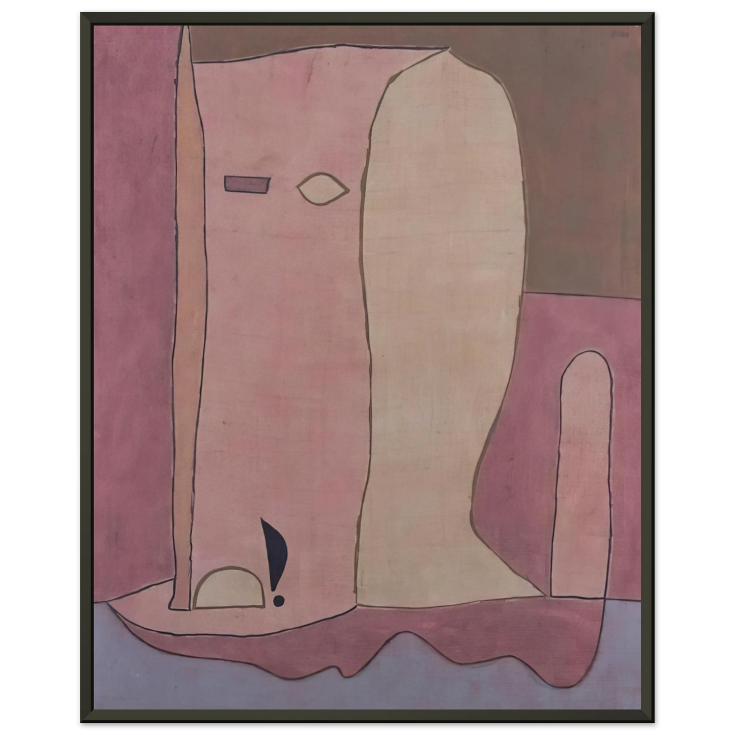 Paul Klee GARDEN FIGURE 1940 Framed Art Print - Aluminum Frame - 60x80 cm / 24x32 inches