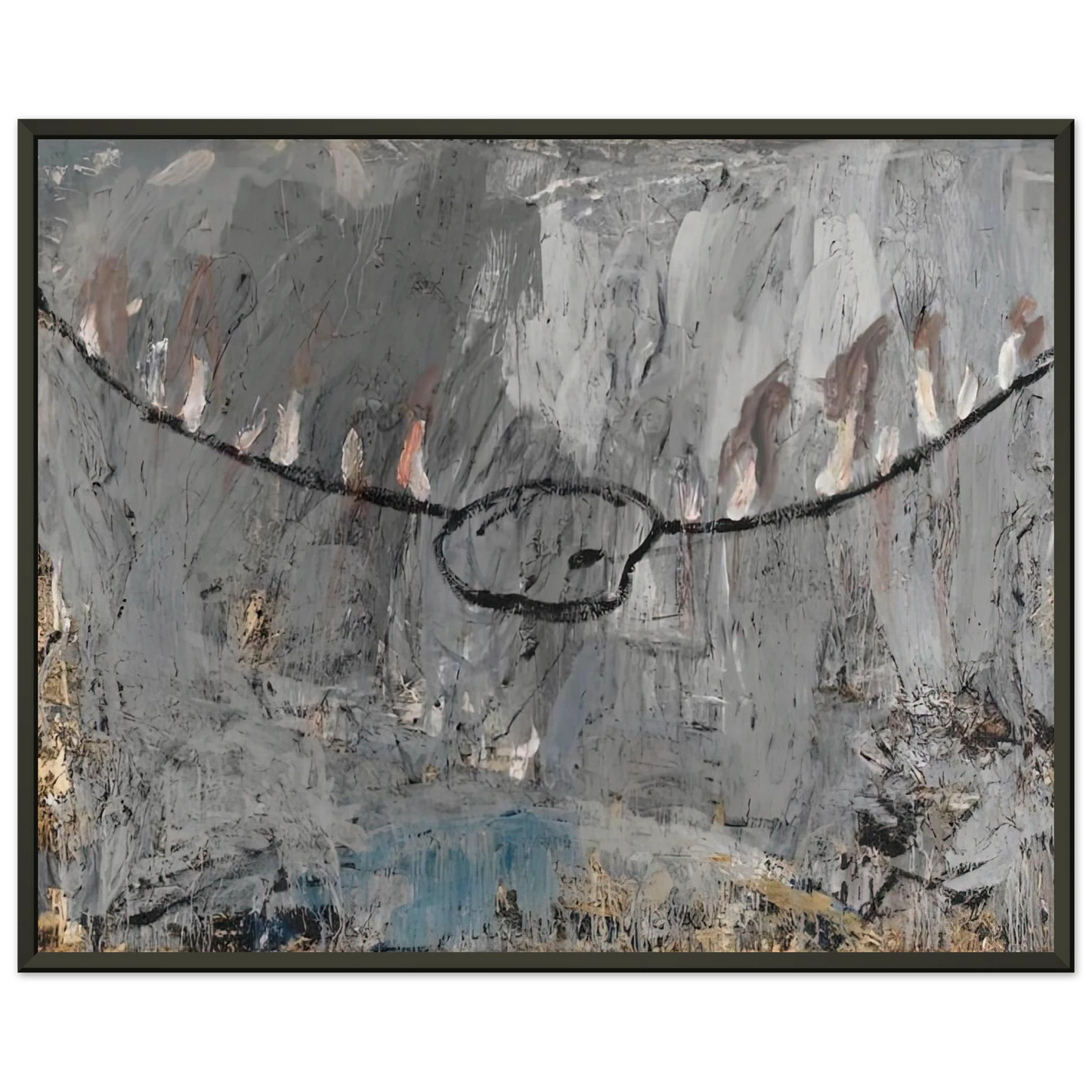 Anselm Kiefer PALETTE 1981 Framed Art Print - Aluminum Frame - 60x80 cm / 24x32 inches
