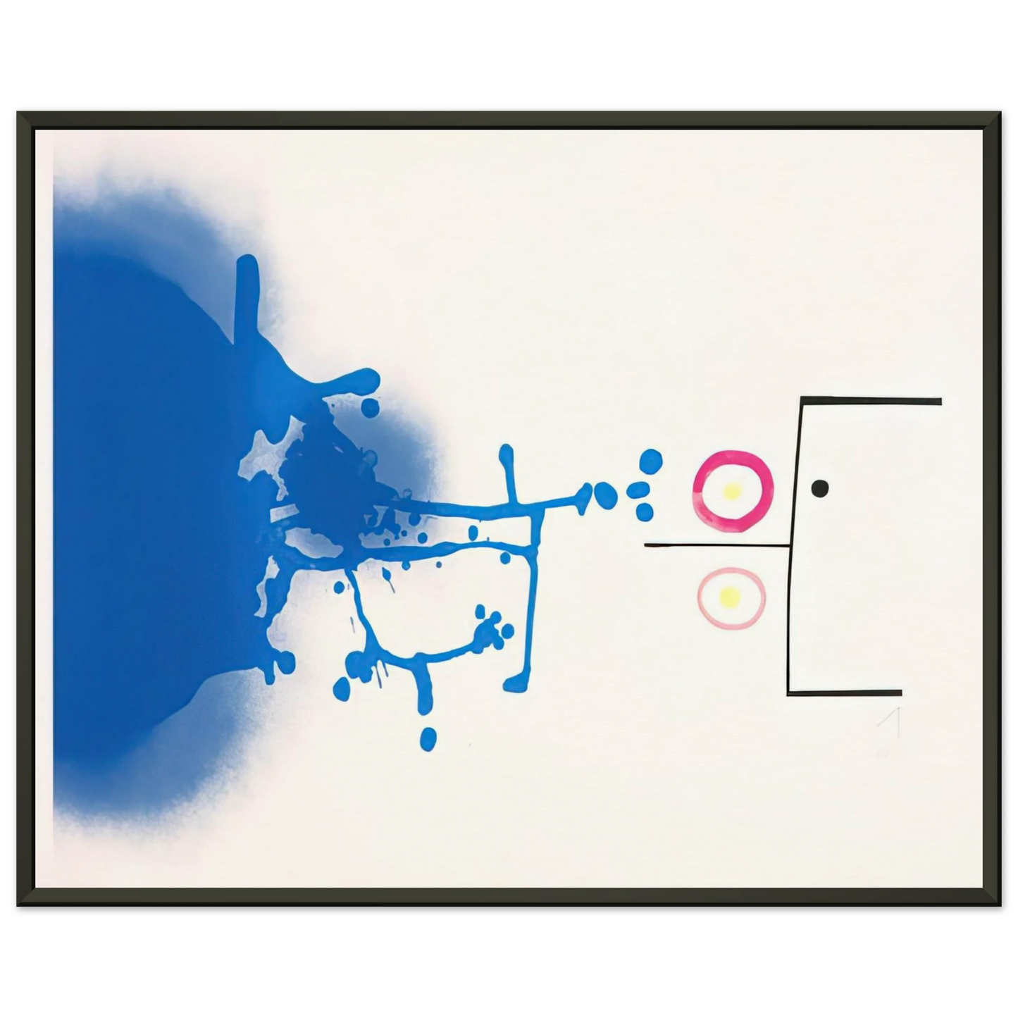 Victor Pasmore Sun and Sky 1979 Framed Art Print - Aluminum Frame - 60x80 cm / 24x32 inches