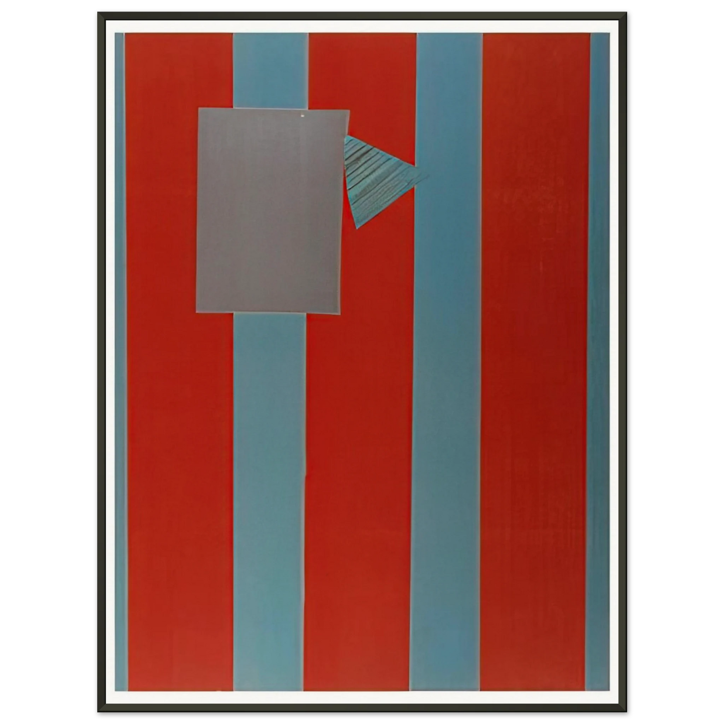 Sam Gilliam Castle Banner 5 Framed Art Print - Aluminum Frame - 60x80 cm / 24x32 inches