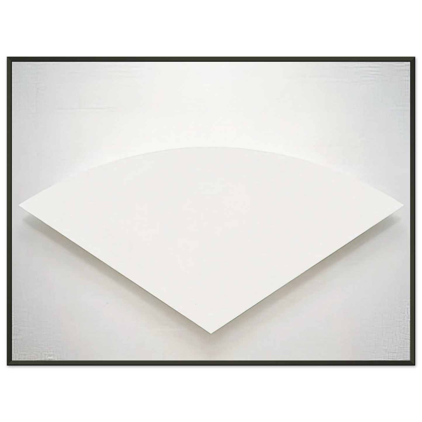 Ellsworth Kelly White Curve Framed Art Print - Aluminum Frame - 60x80 cm / 24x32 inches