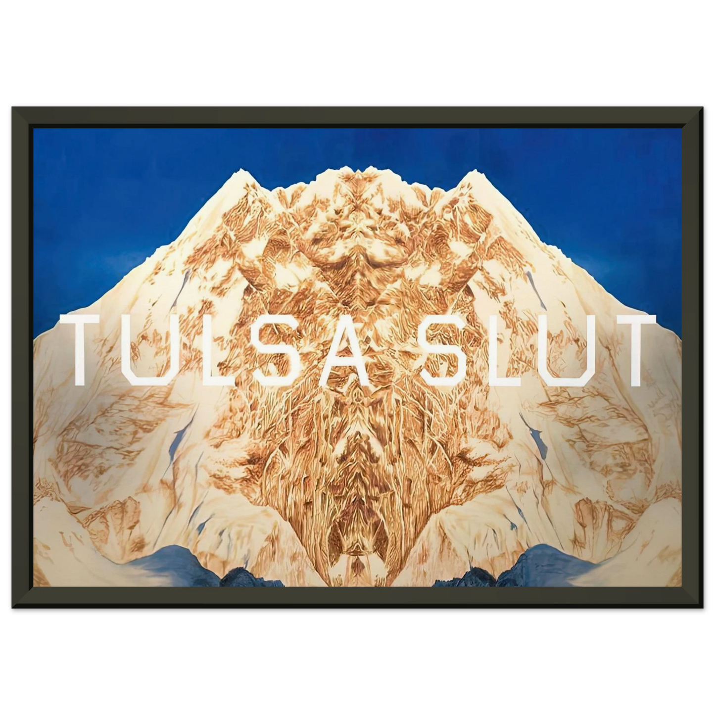 Edward Ruscha TULSA SLUT 2016 Framed Art Print - Aluminum Frame - 40x50 cm / 16x20 inches