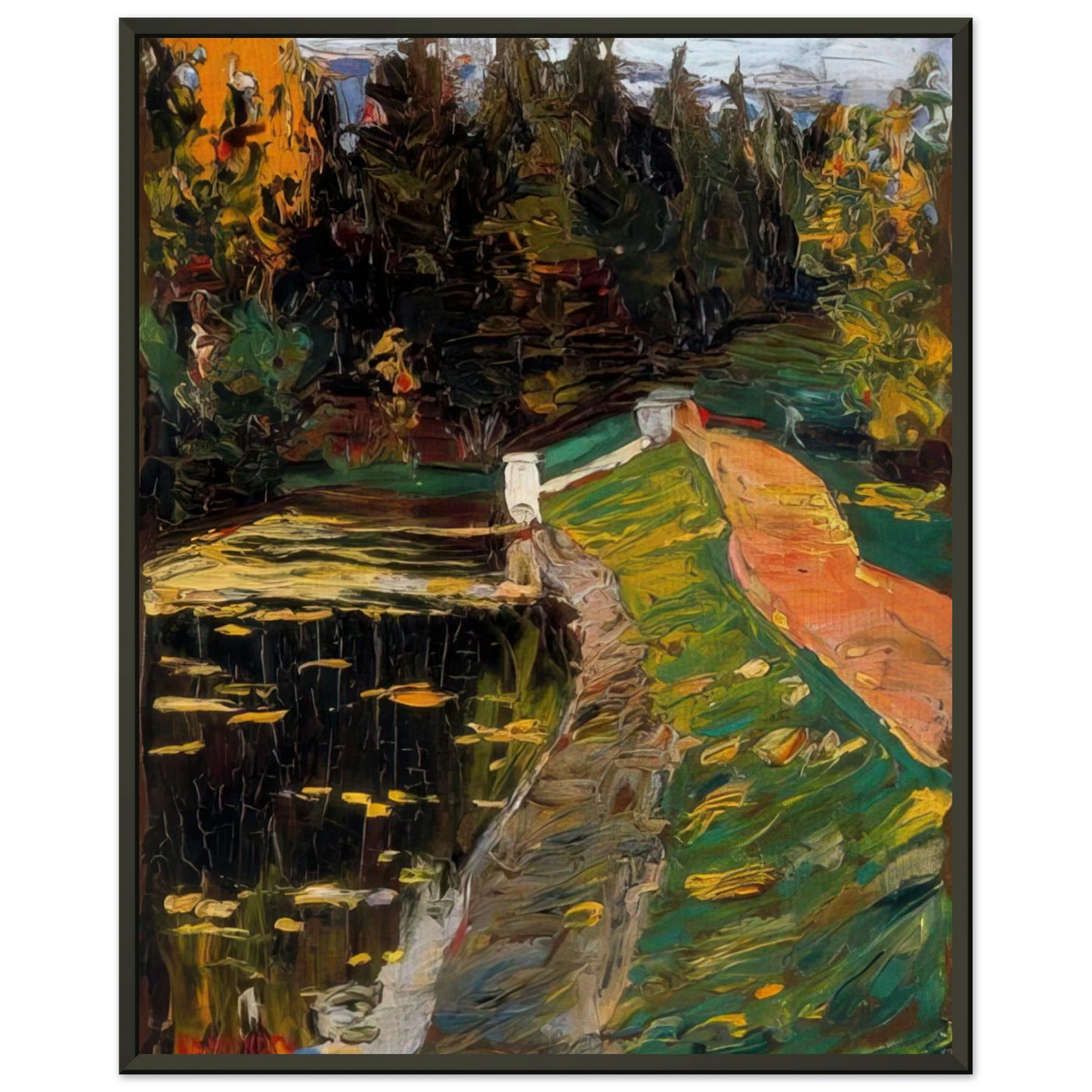 Wassily Kandinsky NOTDETECTED189369 Framed Art Print - Aluminum Frame - 40x50 cm / 16x20 inches