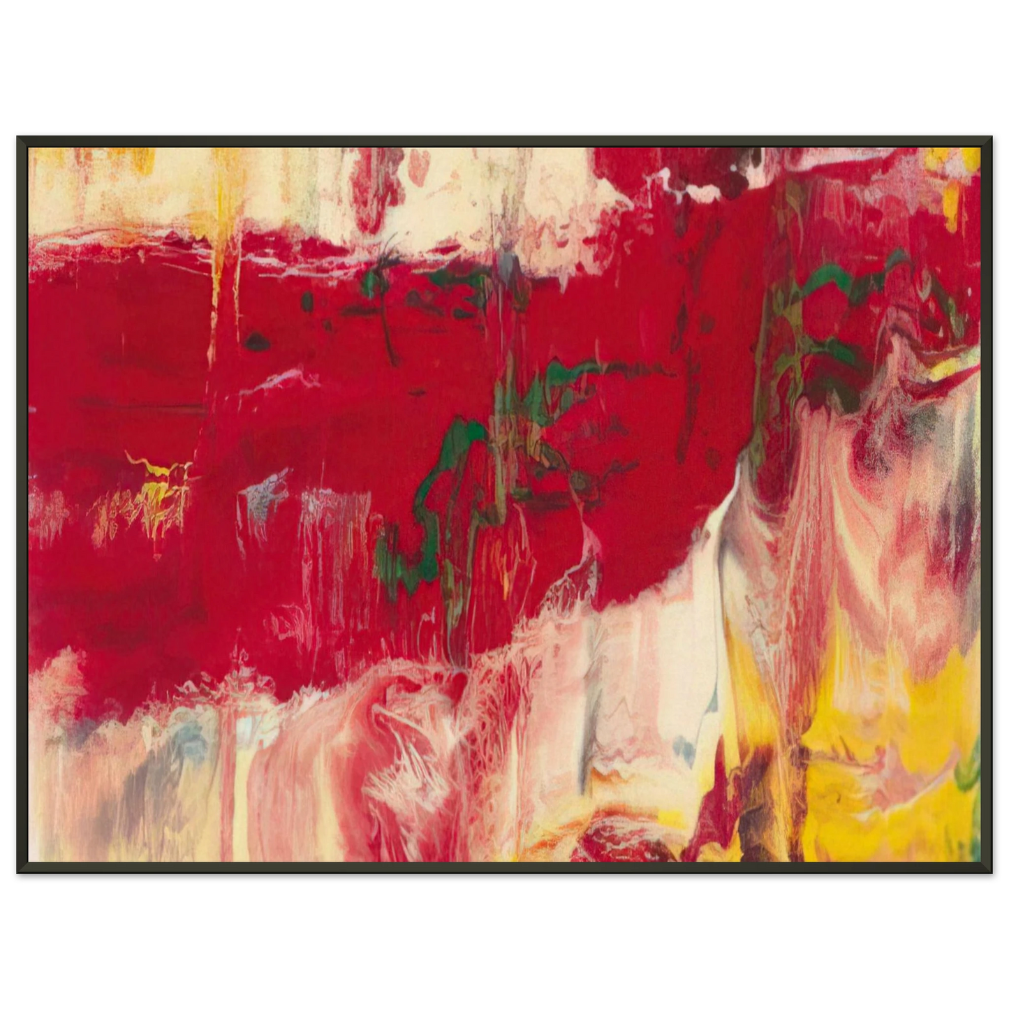 Gerhard Richter ICE Framed Art Print - Aluminum Frame - 40x50 cm / 16x20 inches