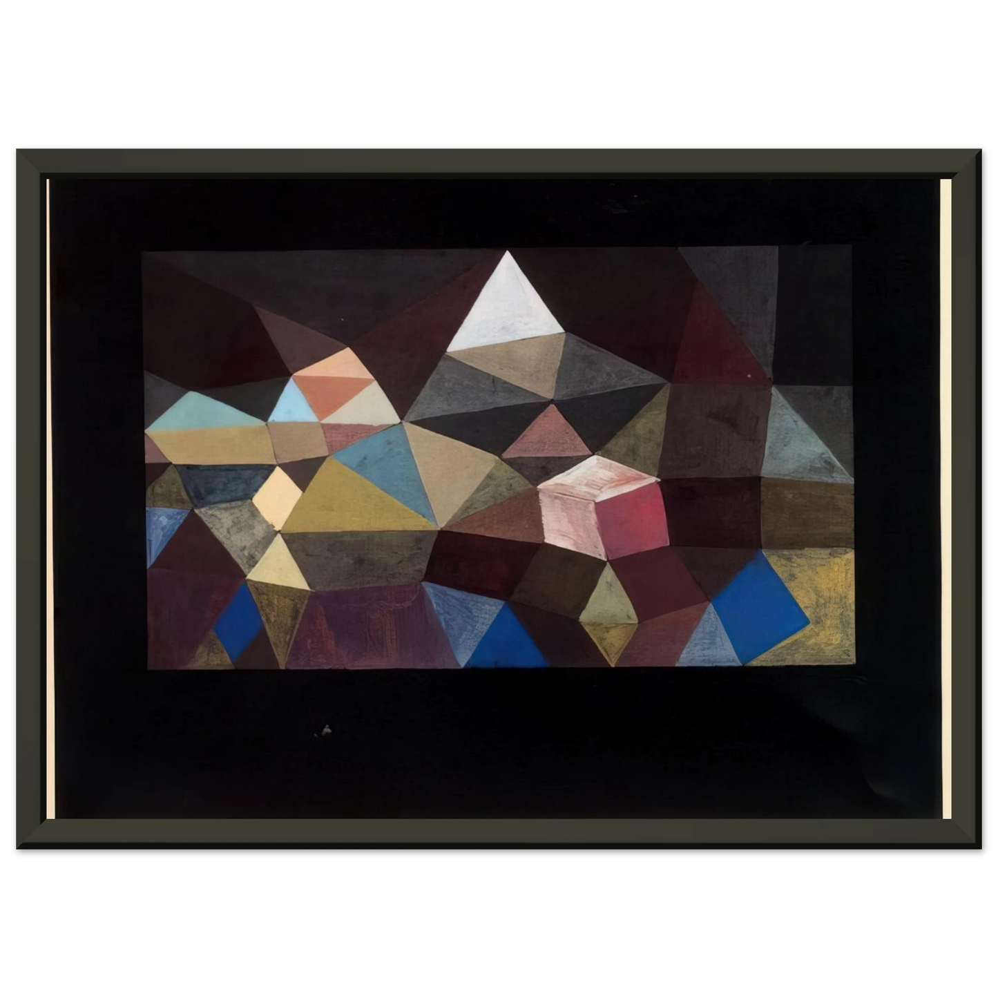 Paul Klee CRYSTALLINE LANDSCAPE 1929 Framed Art Print - Aluminum Frame - 60x80 cm / 24x32 inches