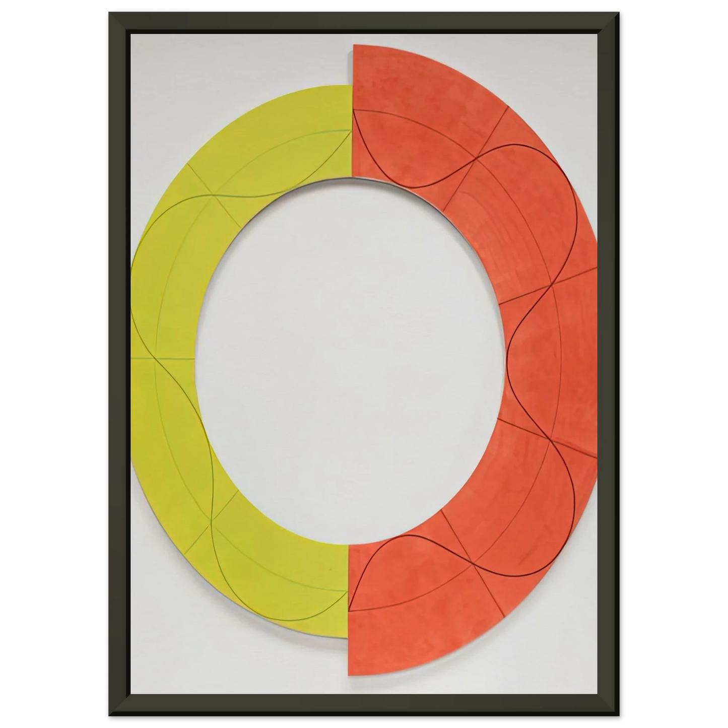 Robert Mangold SPLIT RING IMAGE 1 2009 Framed Art Print - Aluminum Frame - 60x80 cm / 24x32 inches