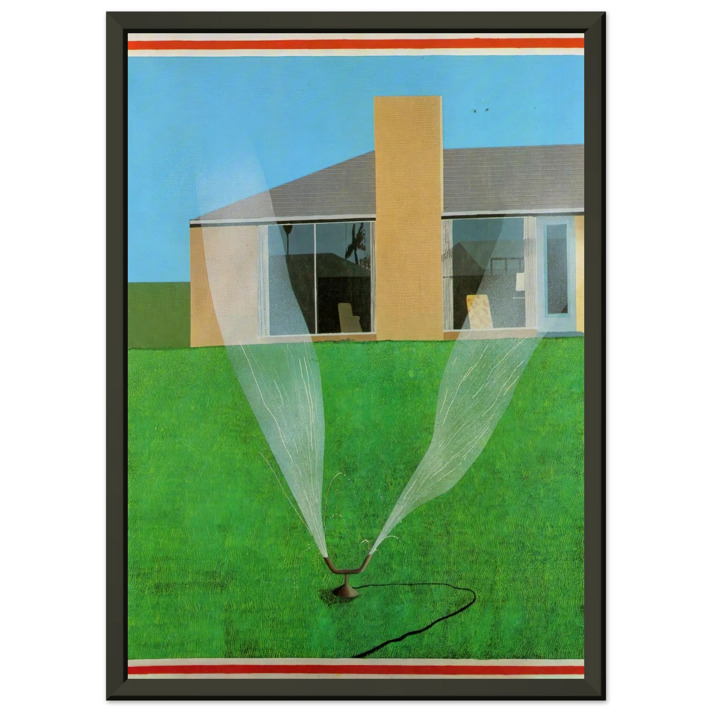 David Hockney David Hockney Framed Art Print - Aluminum Frame - 60x80 cm / 24x32 inches