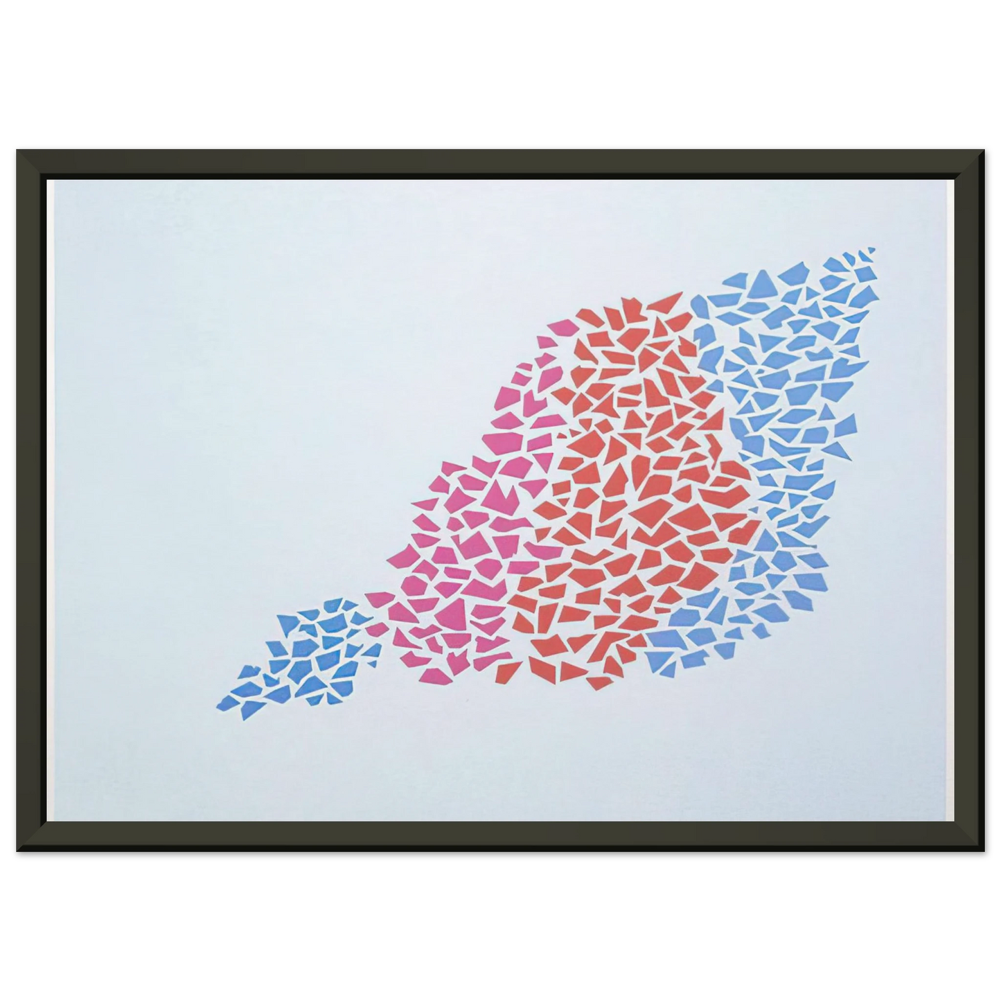 Robert Goodnough Confetti Pattern Portfolio 2 1973 Framed Art Print - Aluminum Frame - 60x80 cm / 24x32 inches