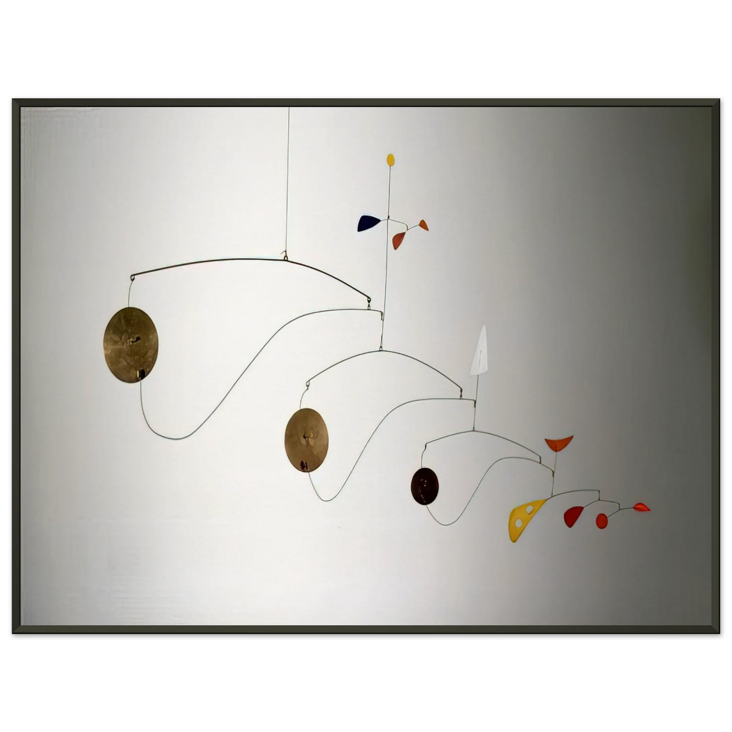 Alexander Calder TRIPLE GONG 1948 Framed Art Print - Aluminum Frame - 60x80 cm / 24x32 inches