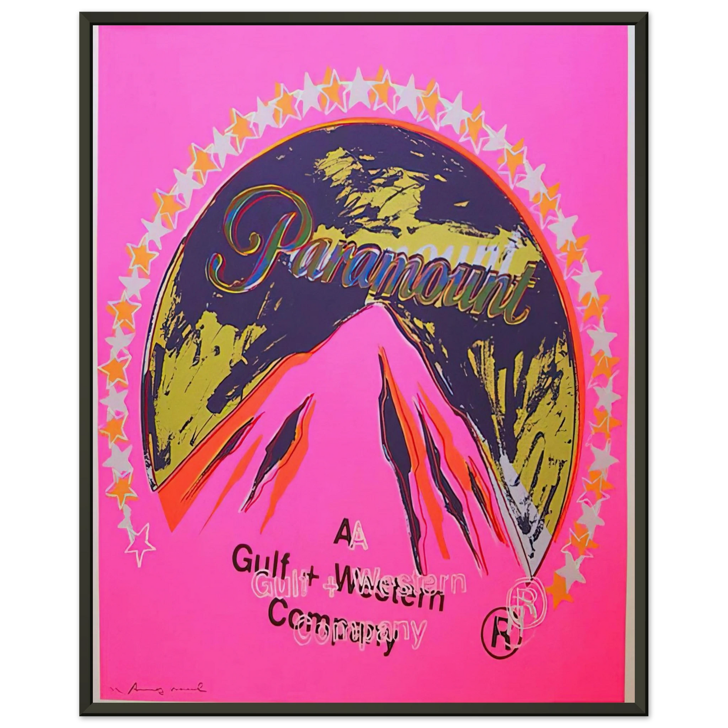 Andy Warhol Paramount Framed Art Print - Aluminum Frame - 40x50 cm / 16x20 inches