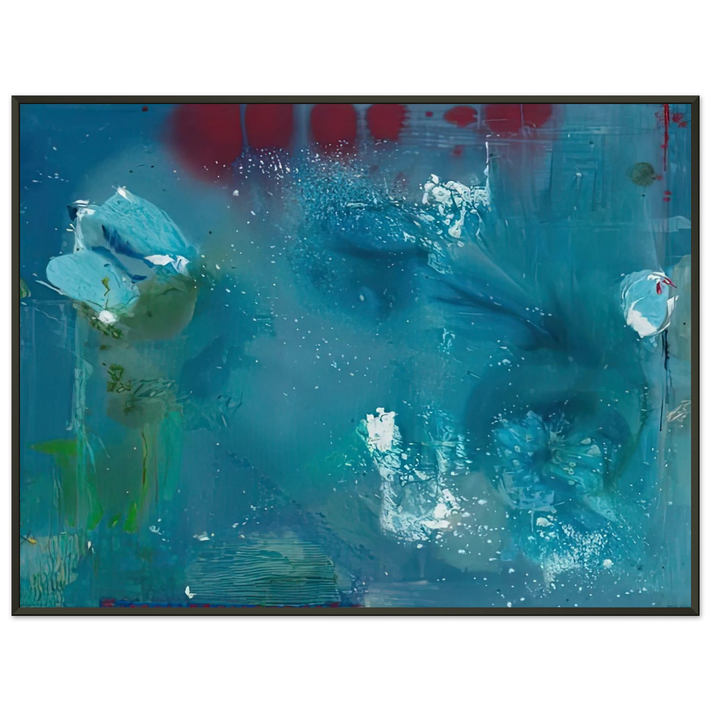 Helen Frankenthaler Stella Polaris 1990 Framed Art Print - Aluminum Frame - 60x80 cm / 24x32 inches