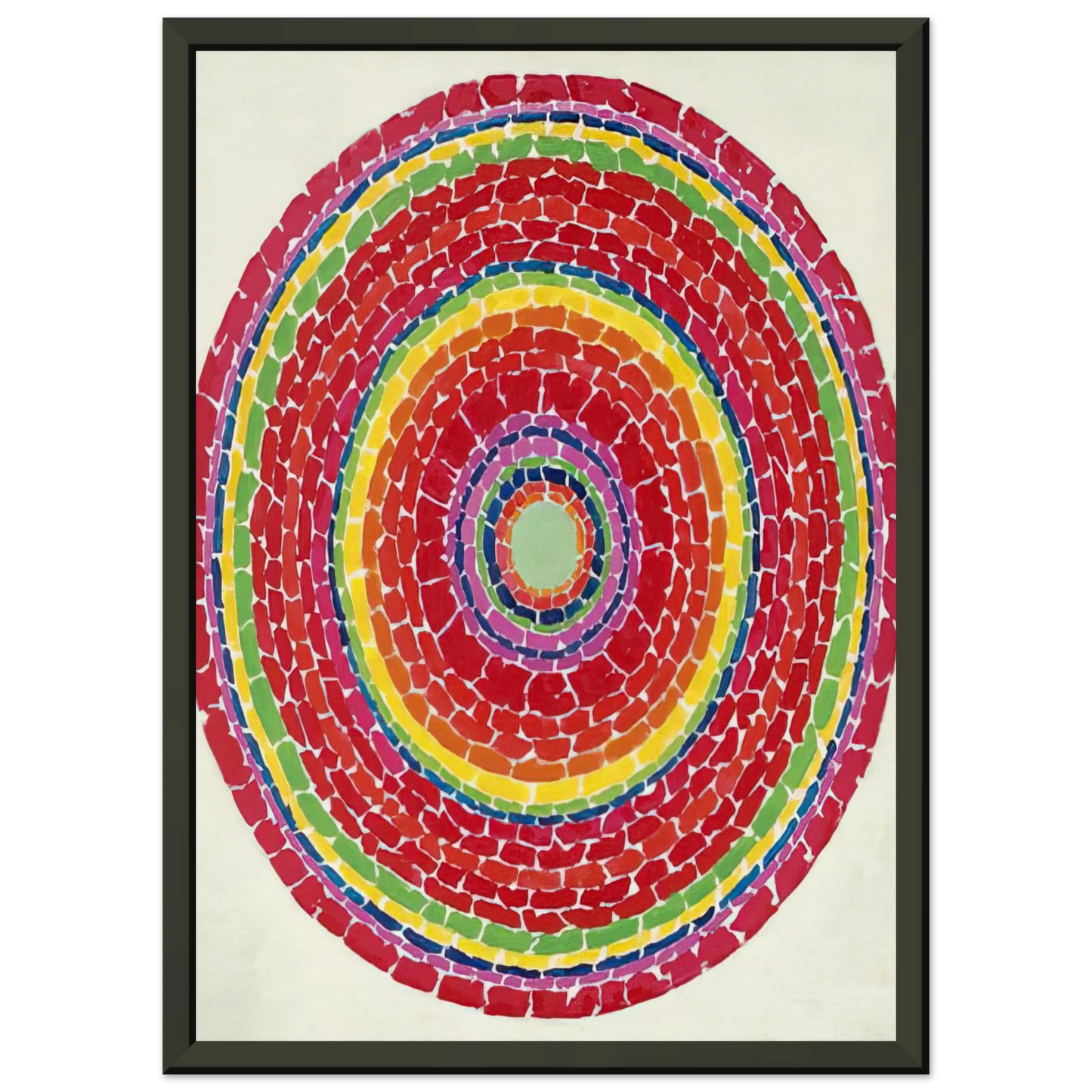 Alma Woodsey Thomas SPRINGTIME IN WASHINGTON 1971 Framed Art Print - Aluminum Frame - 40x50 cm / 16x20 inches