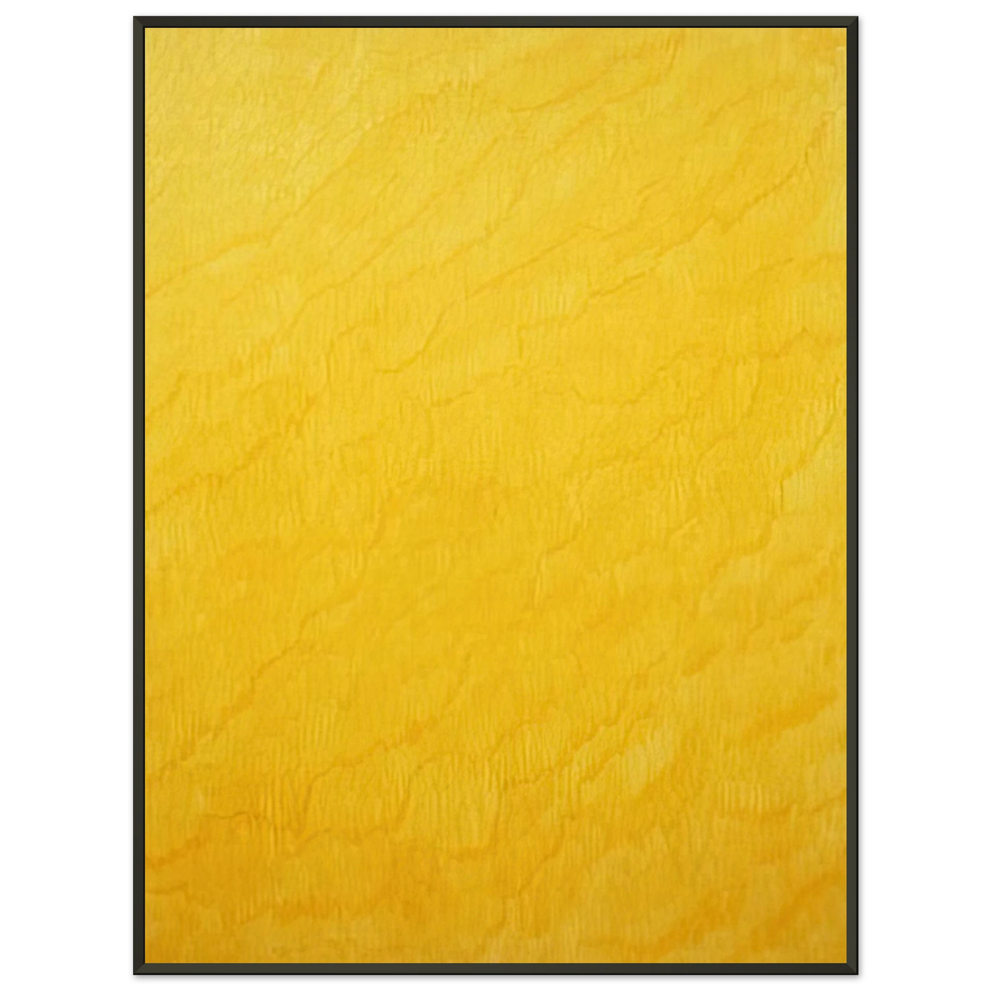 Marcia Hafif Indian Yellow Framed Art Print - Aluminum Frame - 70x100 cm / 28x40 inches
