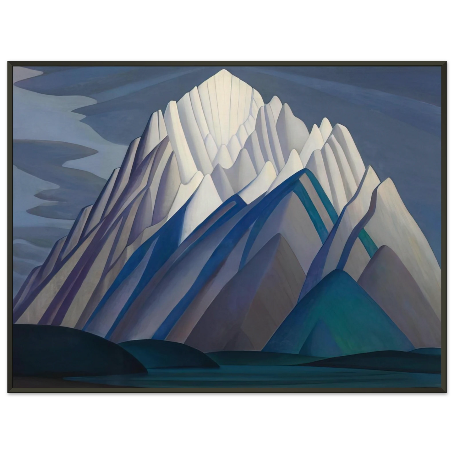 Lawren Harris Mountain Forms 1926 Framed Art Print - Aluminum Frame - 60x80 cm / 24x32 inches