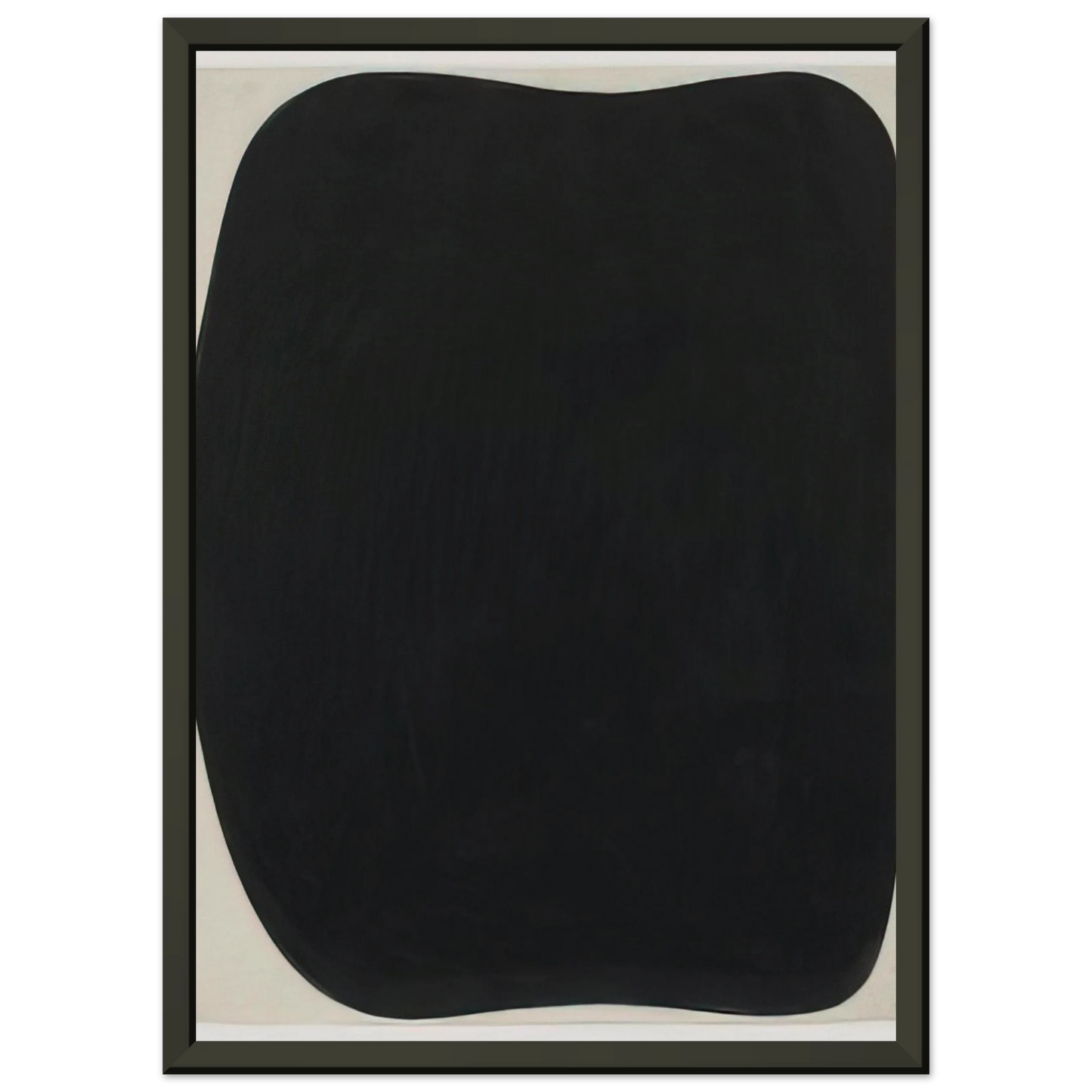 Ellsworth Kelly Study for Black Ripe Framed Art Print - Aluminum Frame - 60x80 cm / 24x32 inches