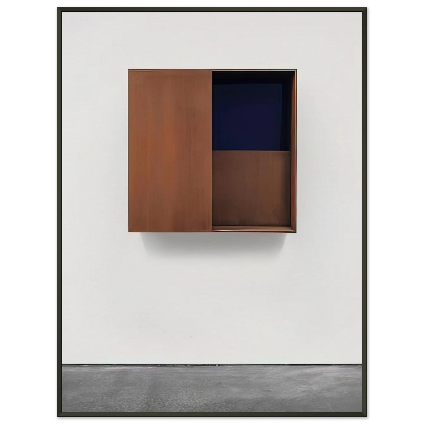 Donald Judd Untitled JUDDO0516 1987 Framed Art Print - Aluminum Frame - 70x100 cm / 28x40 inches
