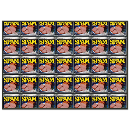 Andy Warhol  Spam Framed Art Print  - Aluminum Frame - 21x29.7 cm / 8x12"