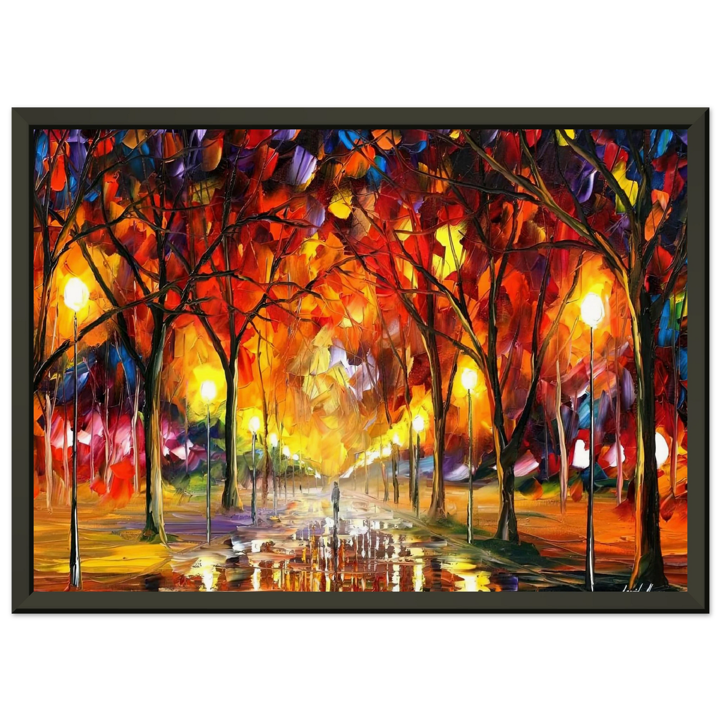Leonid Afremov Leonid Afremov Framed Art Print - Aluminum Frame - 40x50 cm / 16x20 inches
