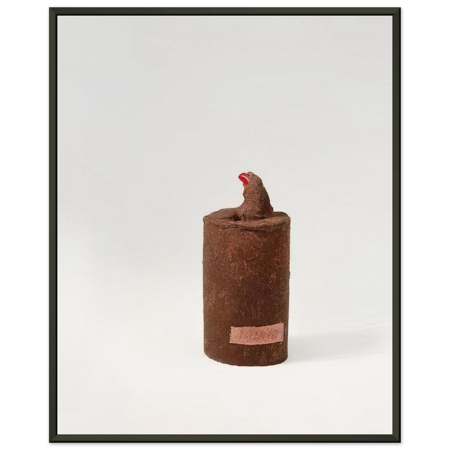 Dieter Roth Tall Garden Gnome 1969 Framed Art Print - Aluminum Frame - 70x100 cm / 28x40 inches