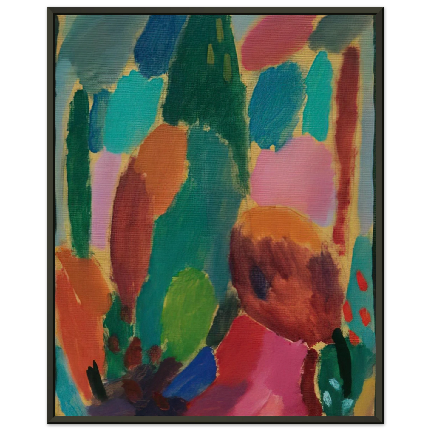 Alexej von Jawlensky VARIATION Z RTLICHKEITEN 1917 Framed Art Print - Aluminum Frame - 40x50 cm / 16x20 inches