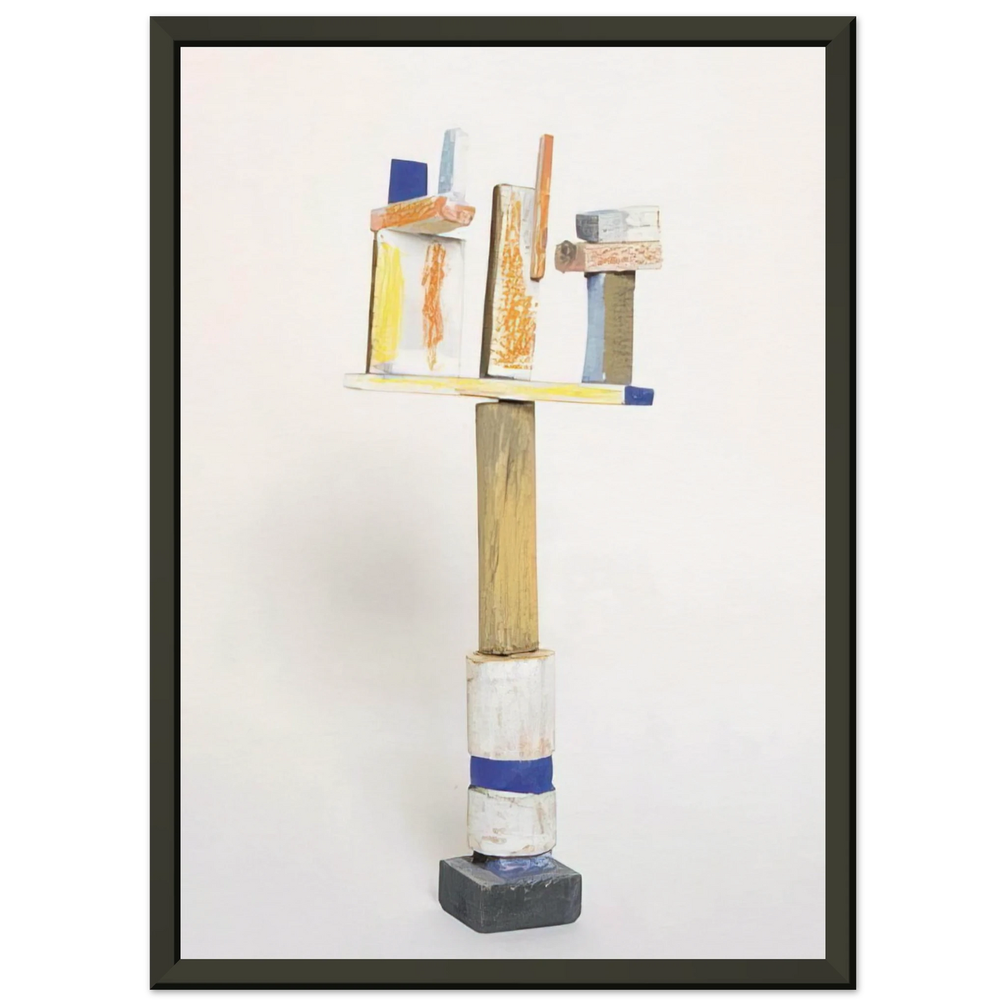 Esteban Vicente DIVERTIMENTO 1995 1 Framed Art Print - Aluminum Frame - 70x100 cm / 28x40 inches