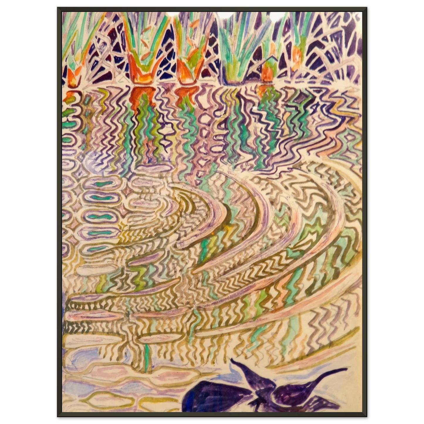 Walter Inglis Anderson Walter Anderson Framed Art Print - Aluminum Frame - 70x100 cm / 28x40 inches