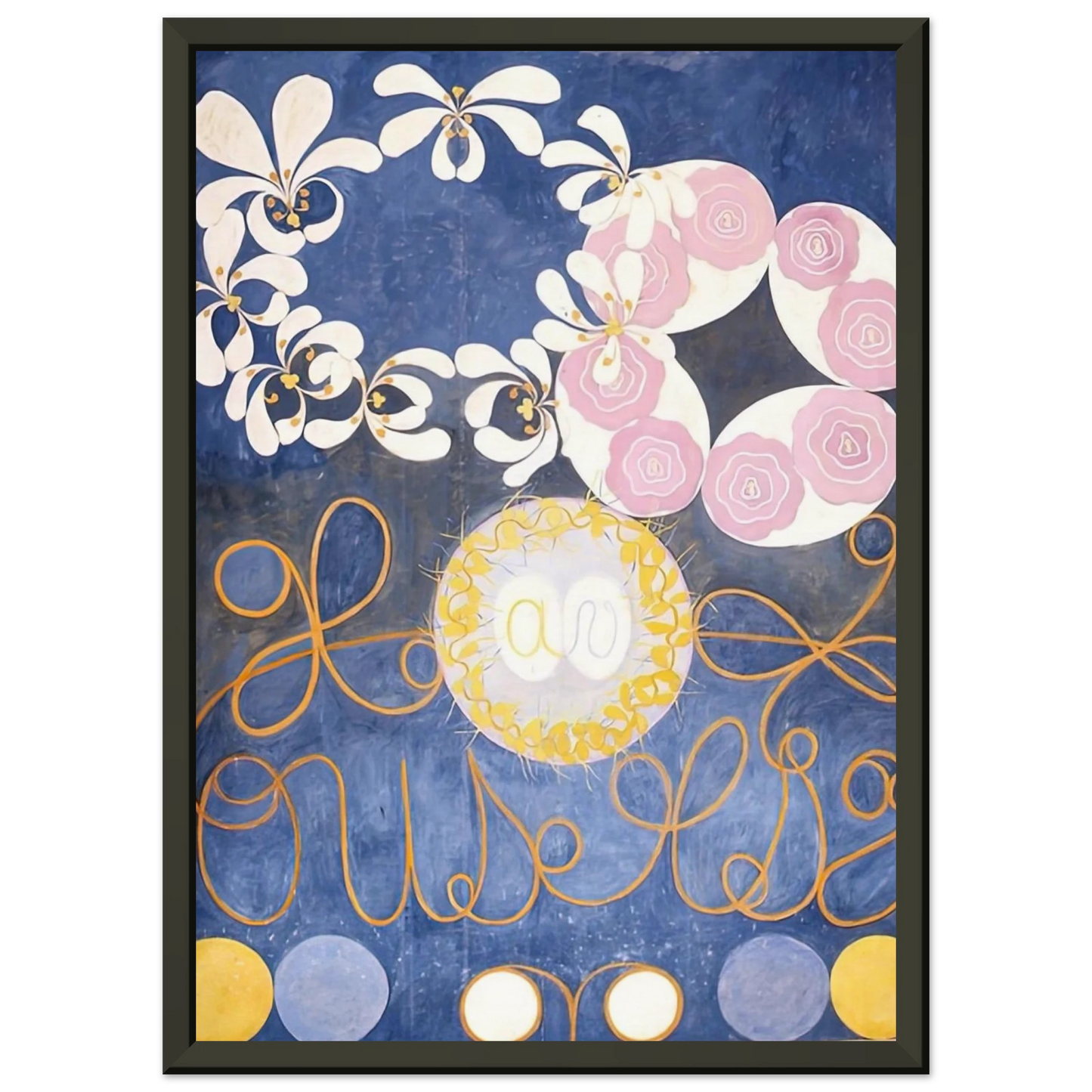 Hilma af Klint THE TEN LARGEST 1907 Framed Art Print - Aluminum Frame - 60x80 cm / 24x32 inches