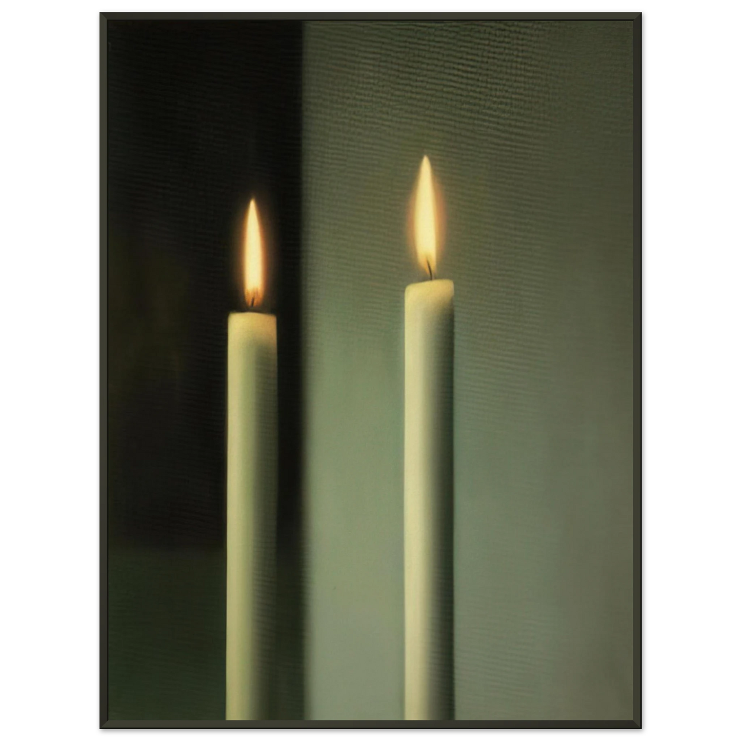 Gerhard Richter CANDLES Framed Art Print - Aluminum Frame - 40x50 cm / 16x20 inches