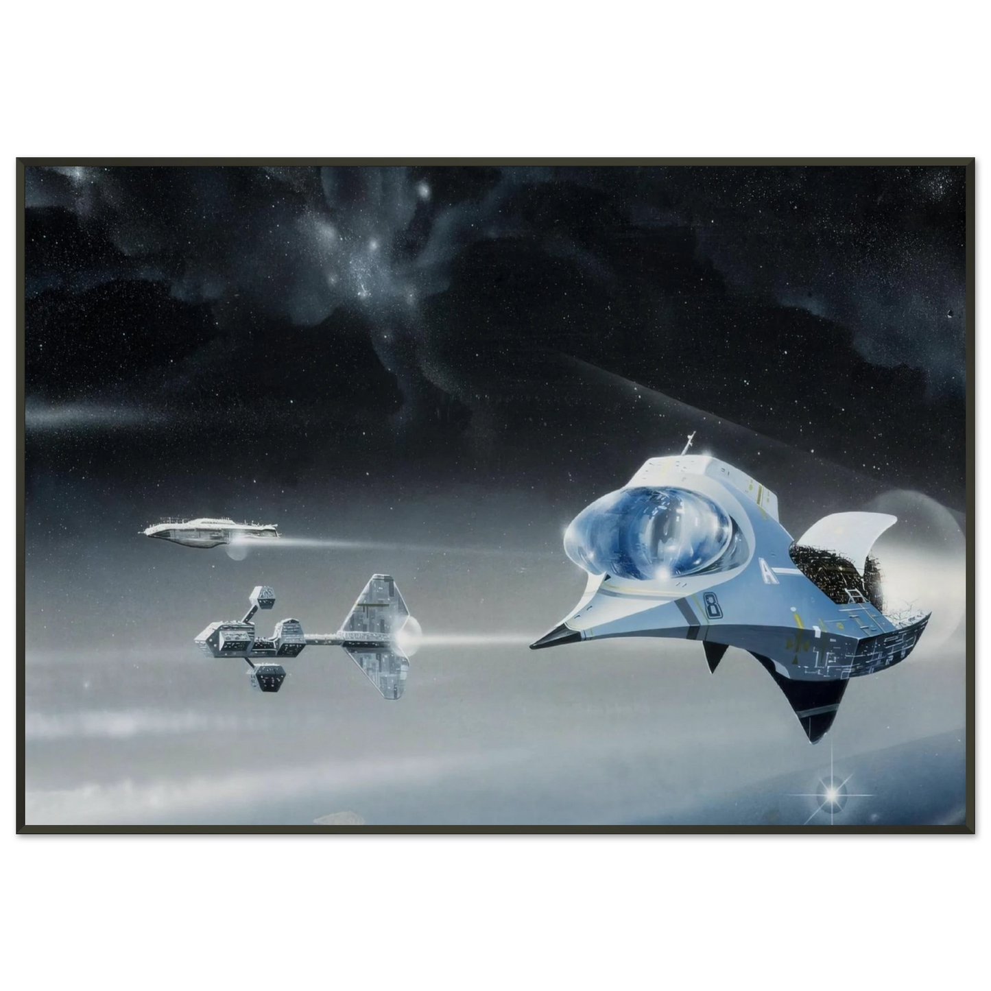 Chris Foss Chris Foss Framed Art Print - Aluminum Frame - 21x29.7 cm / 8x12"