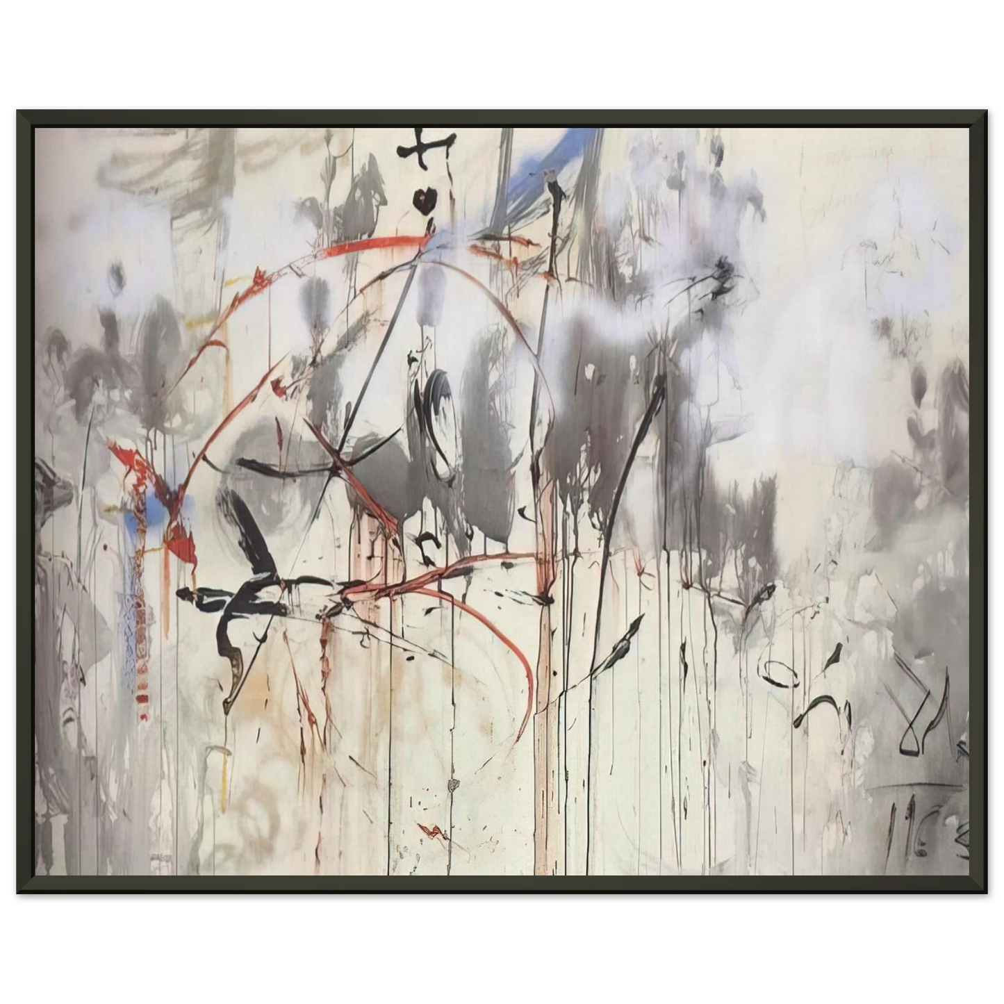 Salvador Dali  HOMAGE TO MEIRRONIER Framed Art Print  - Aluminum Frame - 40x50 cm / 16x20 inches
