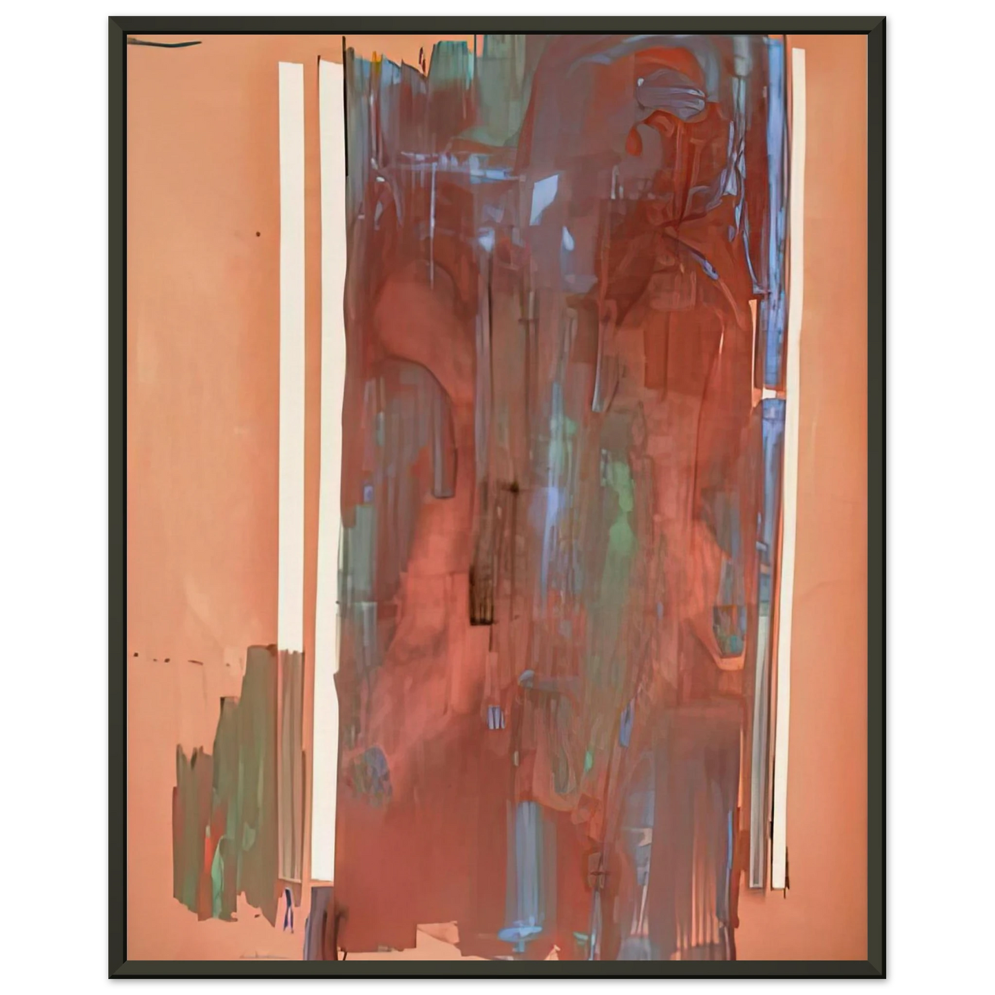 Helen Frankenthaler  Plexus 1976 Framed Art Print  - Aluminum Frame - 40x50 cm / 16x20 inches