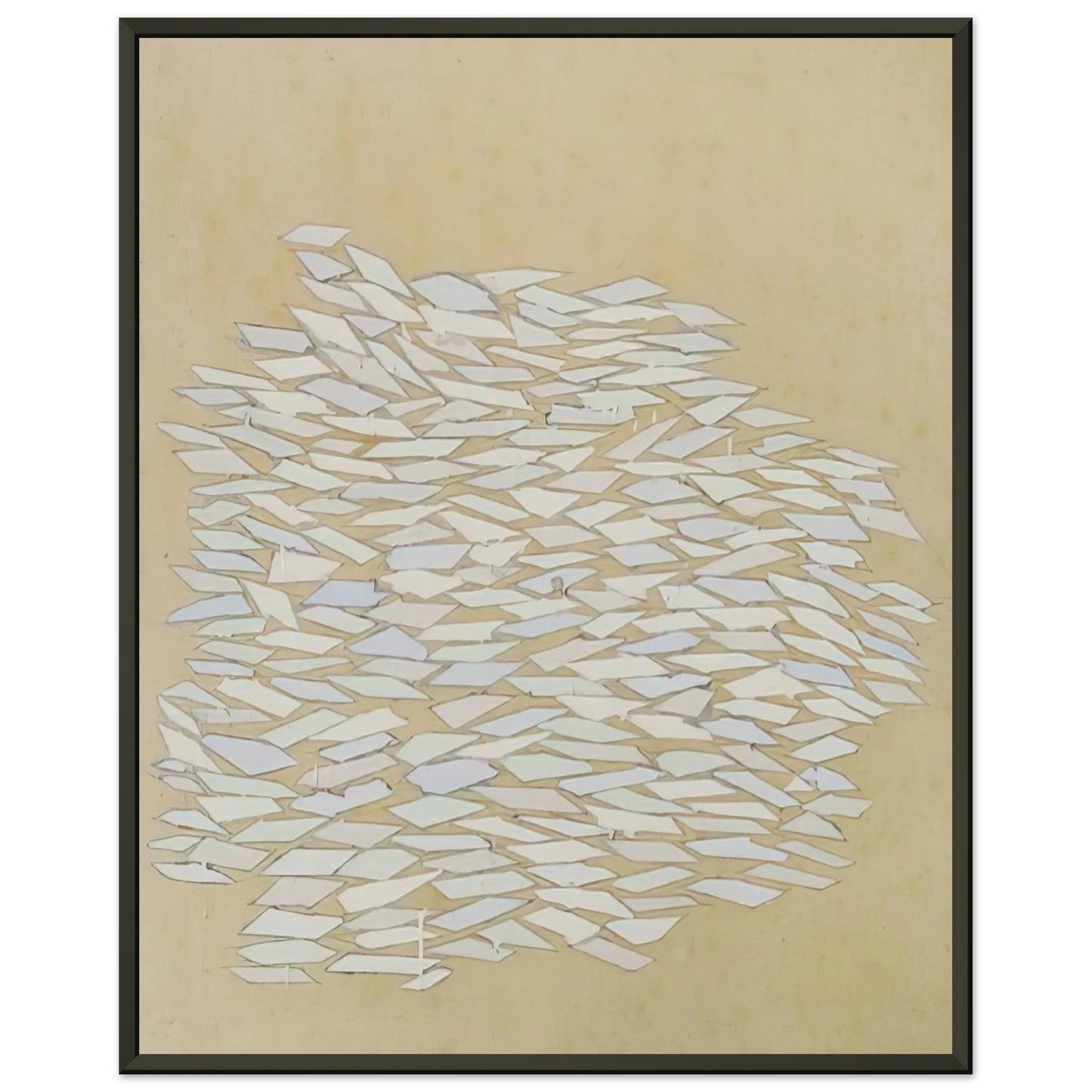Robert Goodnough Pastel Statement 1971 Framed Art Print - Aluminum Frame - 40x50 cm / 16x20 inches