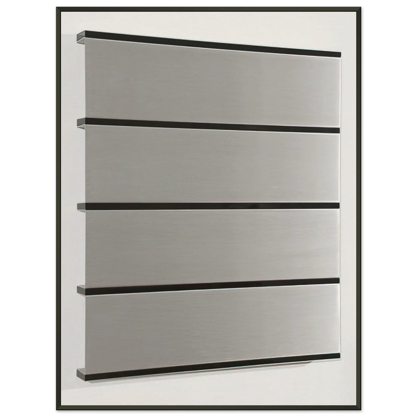 Donald Judd Untitled 1986 Framed Art Print - Aluminum Frame - 70x100 cm / 28x40 inches