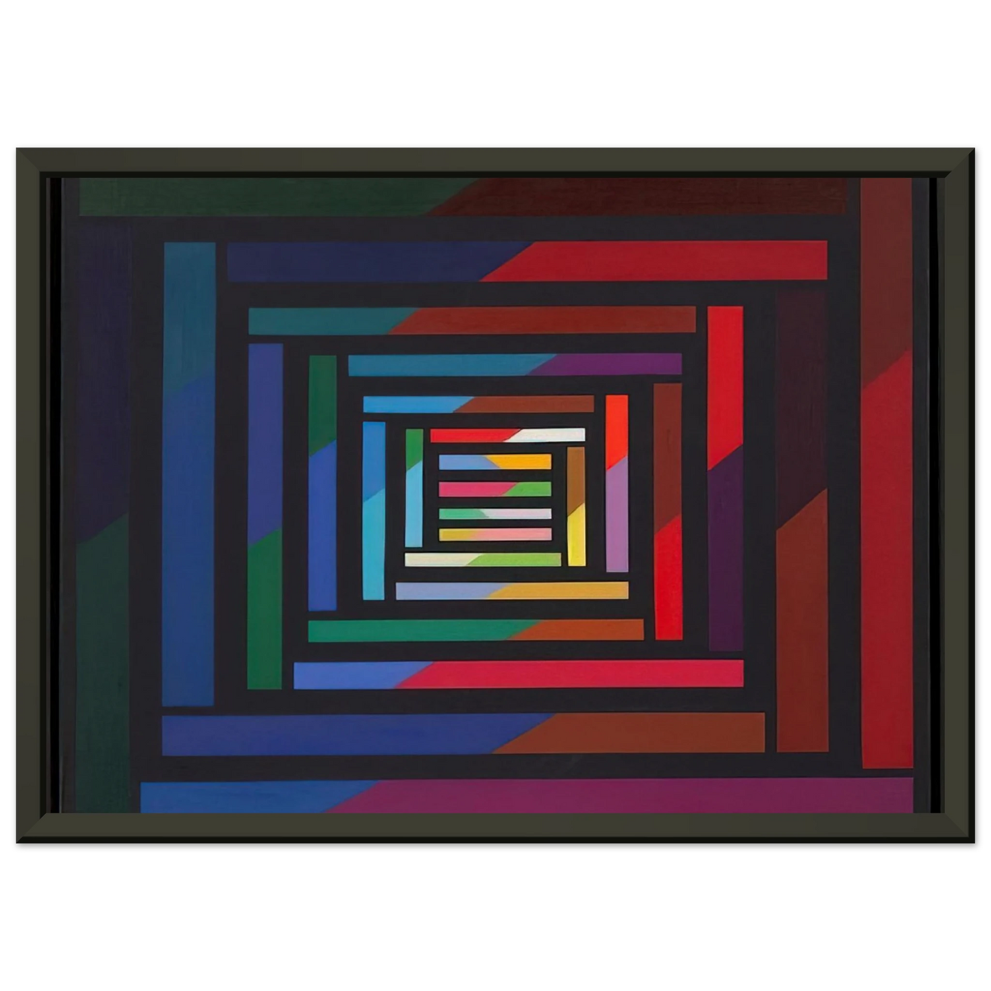 Piero Dorazio Myrina 1995 Framed Art Print - Aluminum Frame - 60x80 cm / 24x32 inches