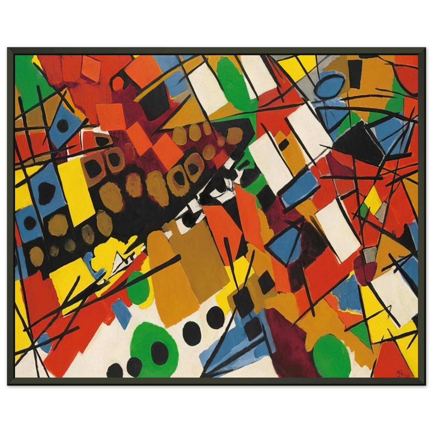 Ernst Wilhelm Nay Pastorale 1954 Framed Art Print - Aluminum Frame - 60x80 cm / 24x32 inches