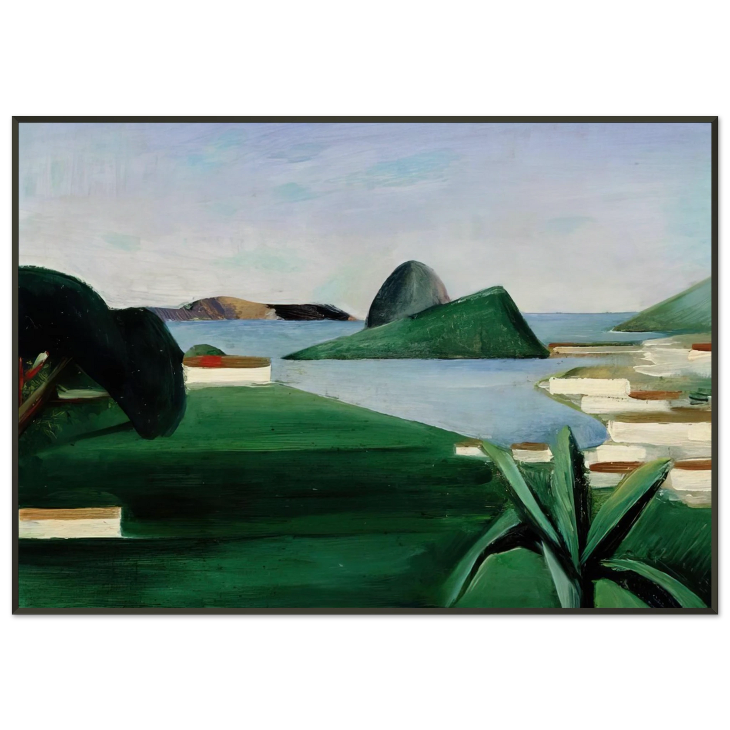 Tarsila do Amaral Rio de Janeiro Framed Art Print - Aluminum Frame - 21x29.7 cm / 8x12"