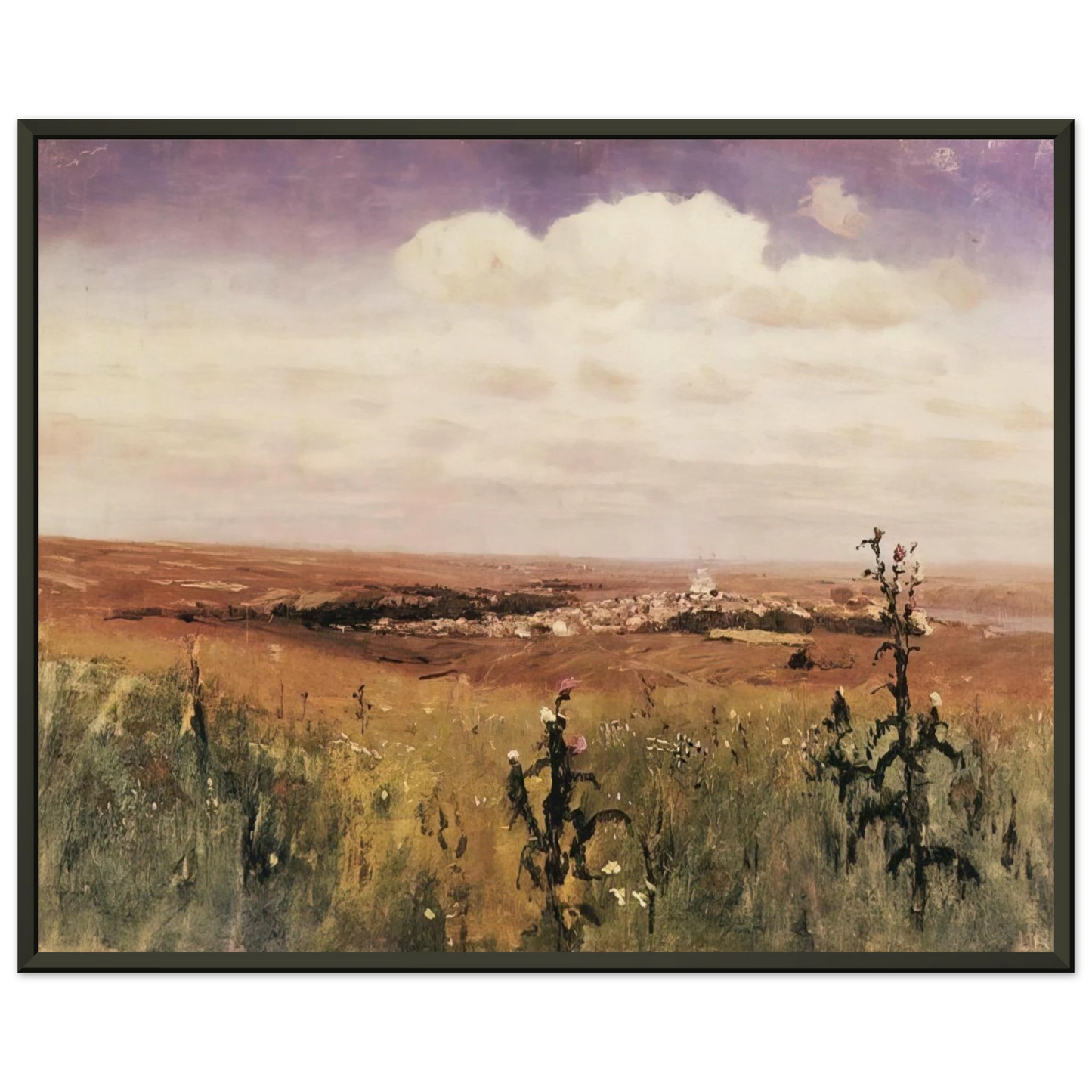 Arkhyp Kuindzhi Steppe Framed Art Print - Aluminum Frame - 70x100 cm / 28x40 inches