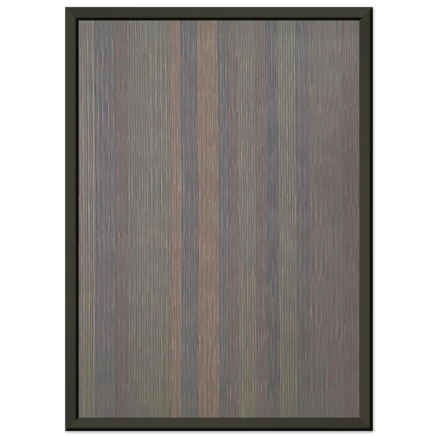 Gene Davis  Pocahontas  1978 Framed Art Print  - Aluminum Frame - 40x50 cm / 16x20 inches