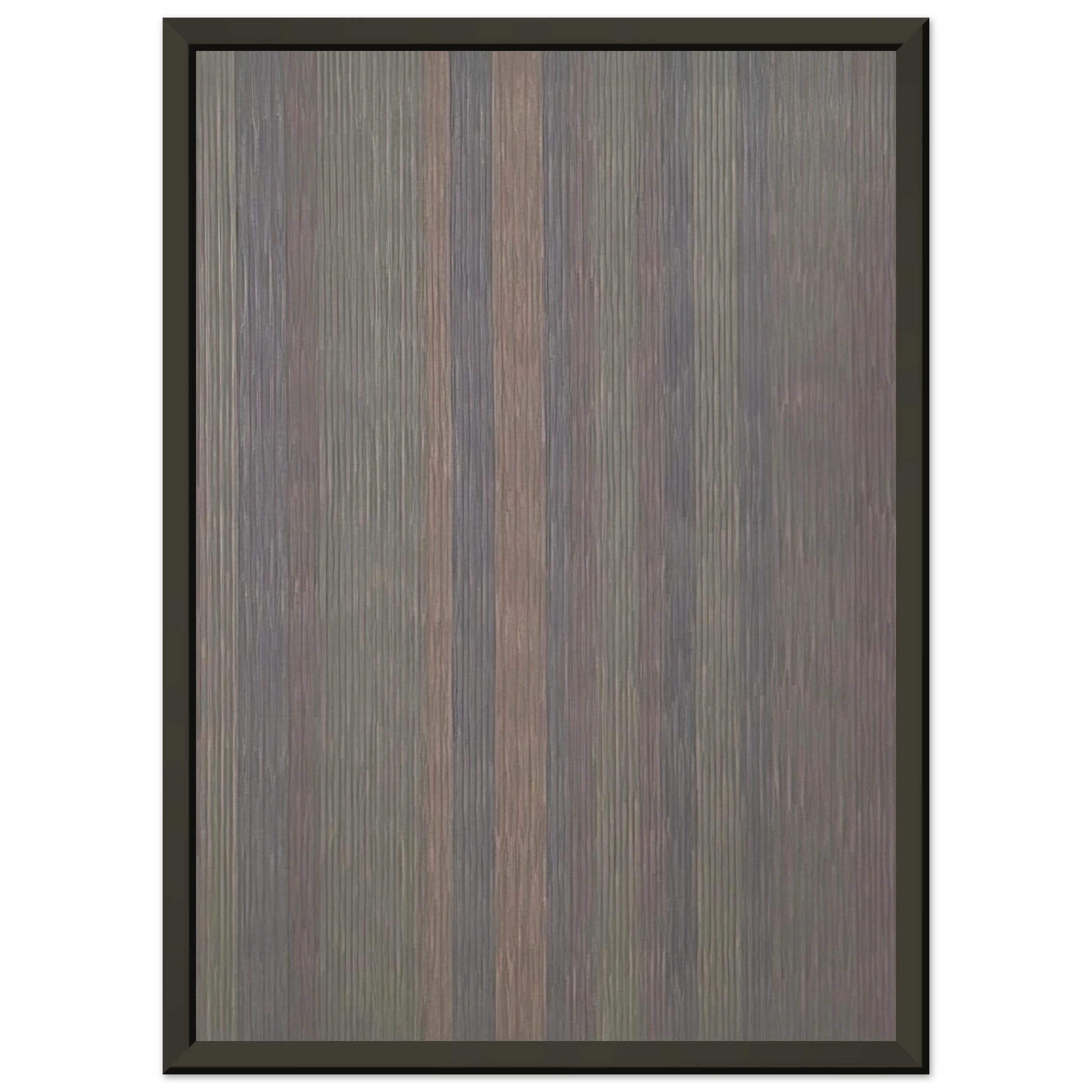 Gene Davis  Pocahontas  1978 Framed Art Print  - Aluminum Frame - 40x50 cm / 16x20 inches