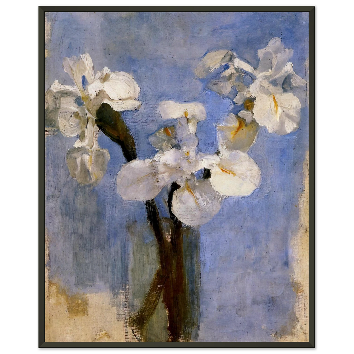 Piet Mondrian Flowers Sun Framed Art Print - Aluminum Frame - 40x50 cm / 16x20 inches