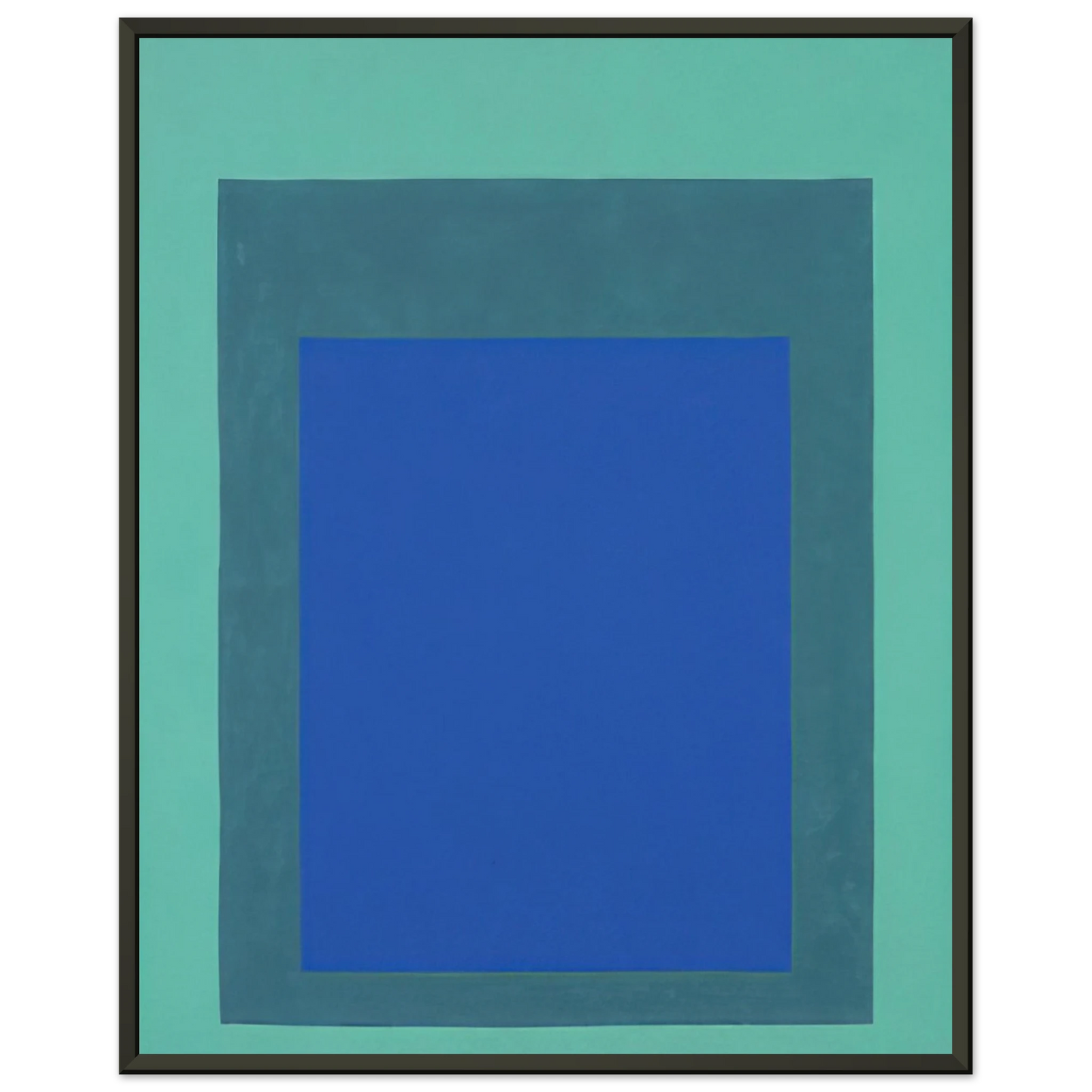 Josef Albers HOMAGE TO THE SQUARE 1976 Framed Art Print - Aluminum Frame - 40x50 cm / 16x20 inches