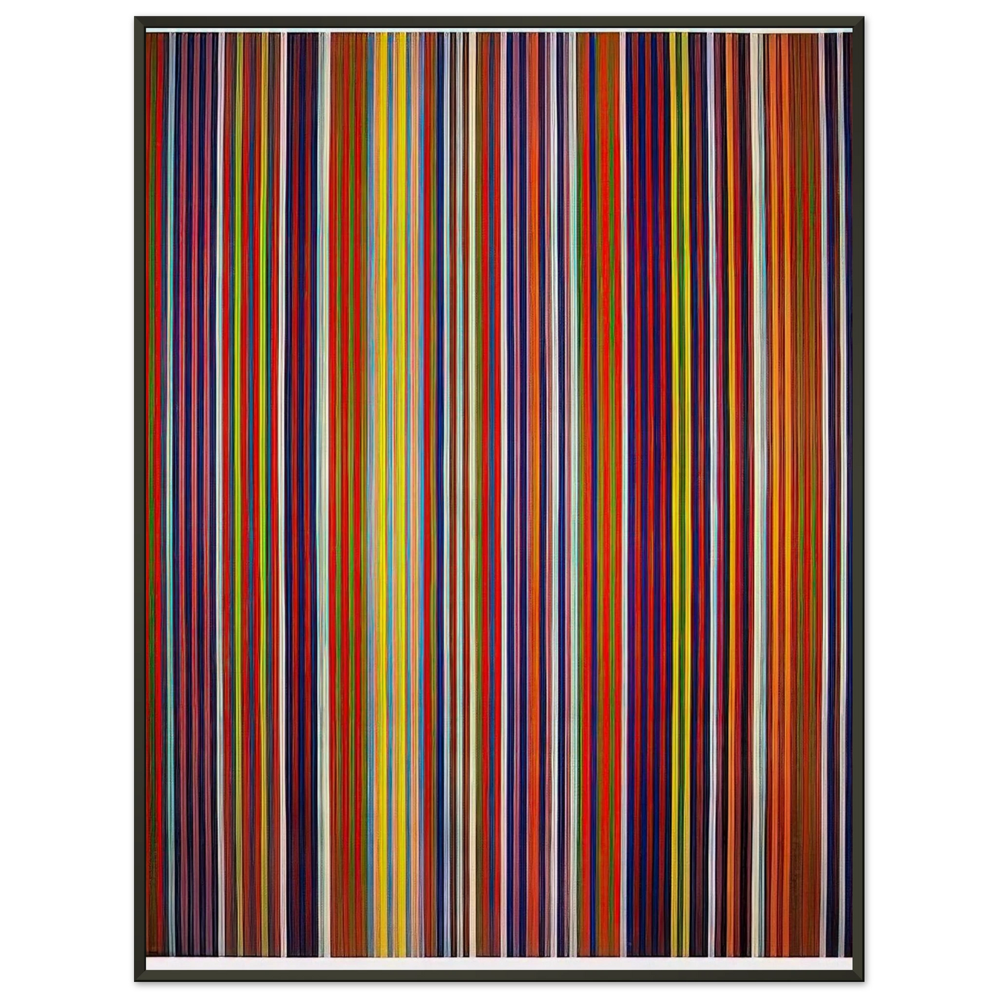 Gene Davis Untitled 1964 Framed Art Print - Aluminum Frame - 40x50 cm / 16x20 inches