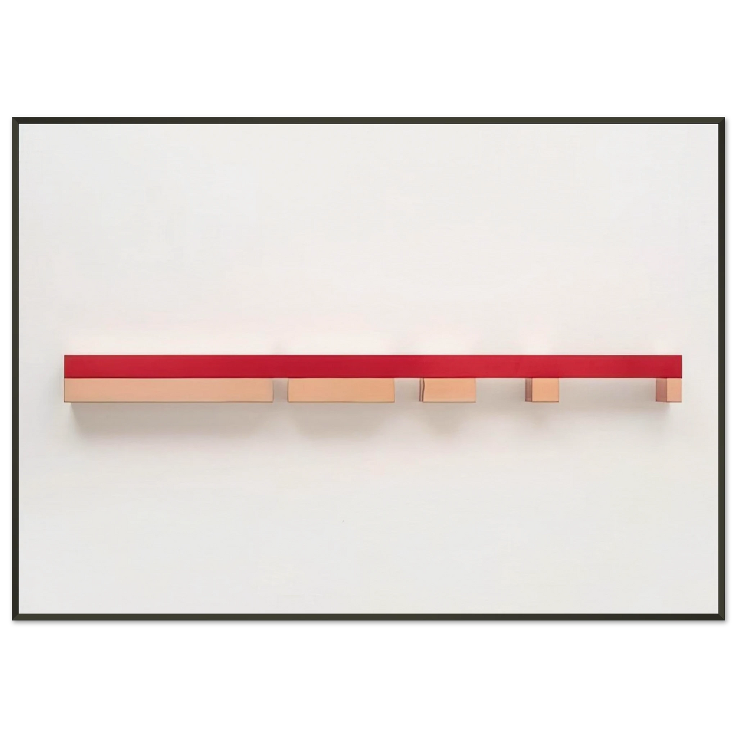 Donald Judd Untitled 7935 1979 Framed Art Print - Aluminum Frame - 21x29.7 cm / 8x12"