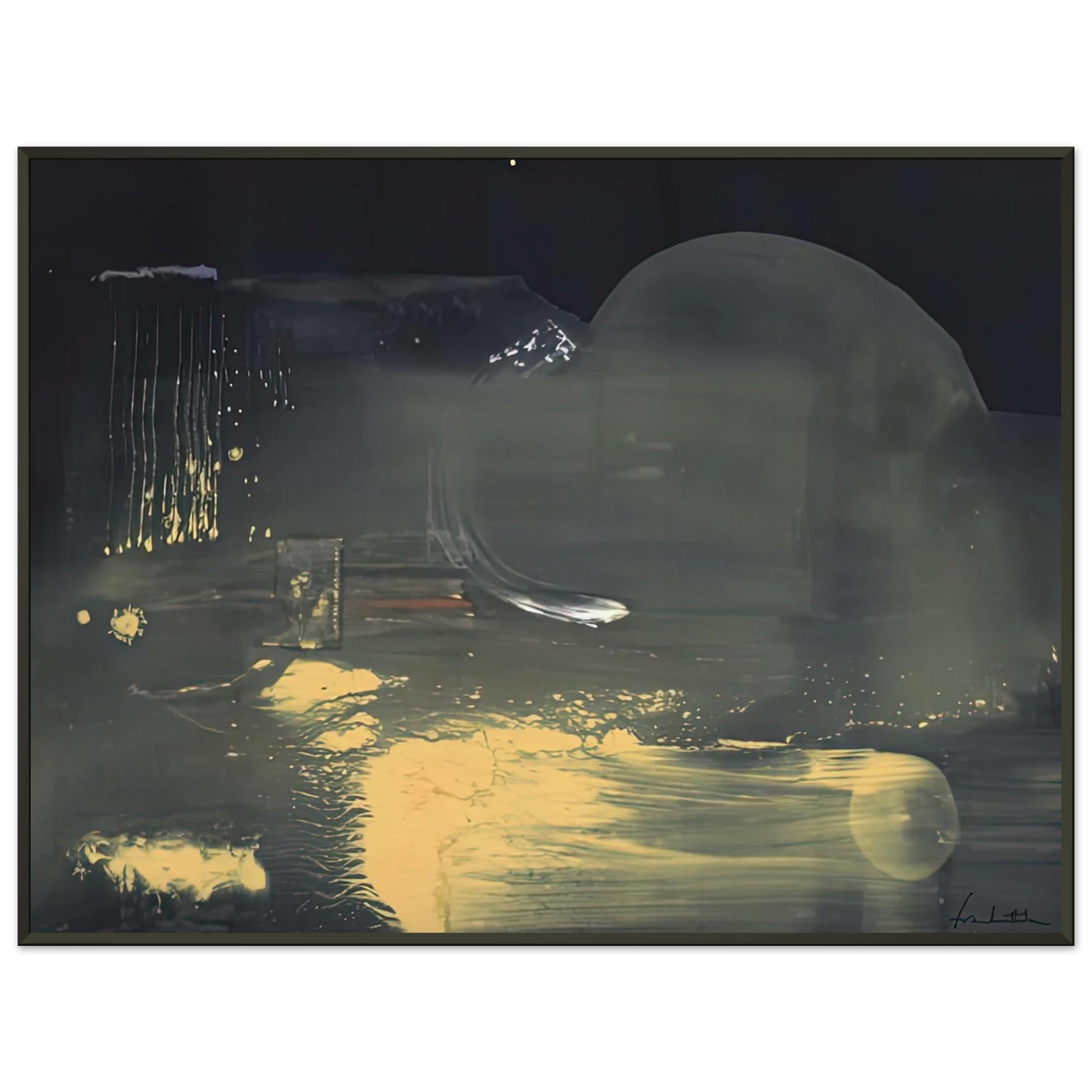 Helen Frankenthaler Spellbound 1991 Framed Art Print - Aluminum Frame - 70x100 cm / 28x40 inches