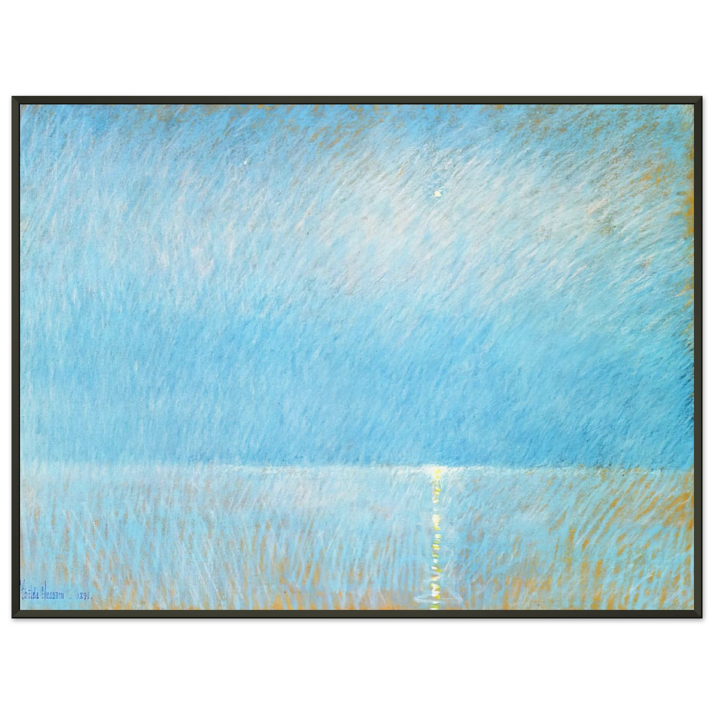 Childe Hassam The Evening Star Framed Art Print - Aluminum Frame - 40x50 cm / 16x20 inches