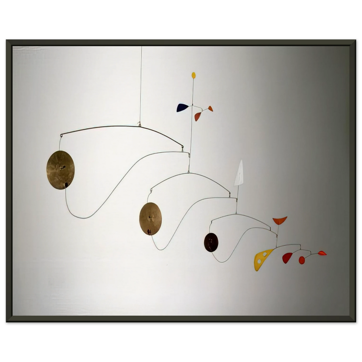 Alexander Calder TRIPLE GONG 1948 Framed Art Print - Aluminum Frame - 70x100 cm / 28x40 inches