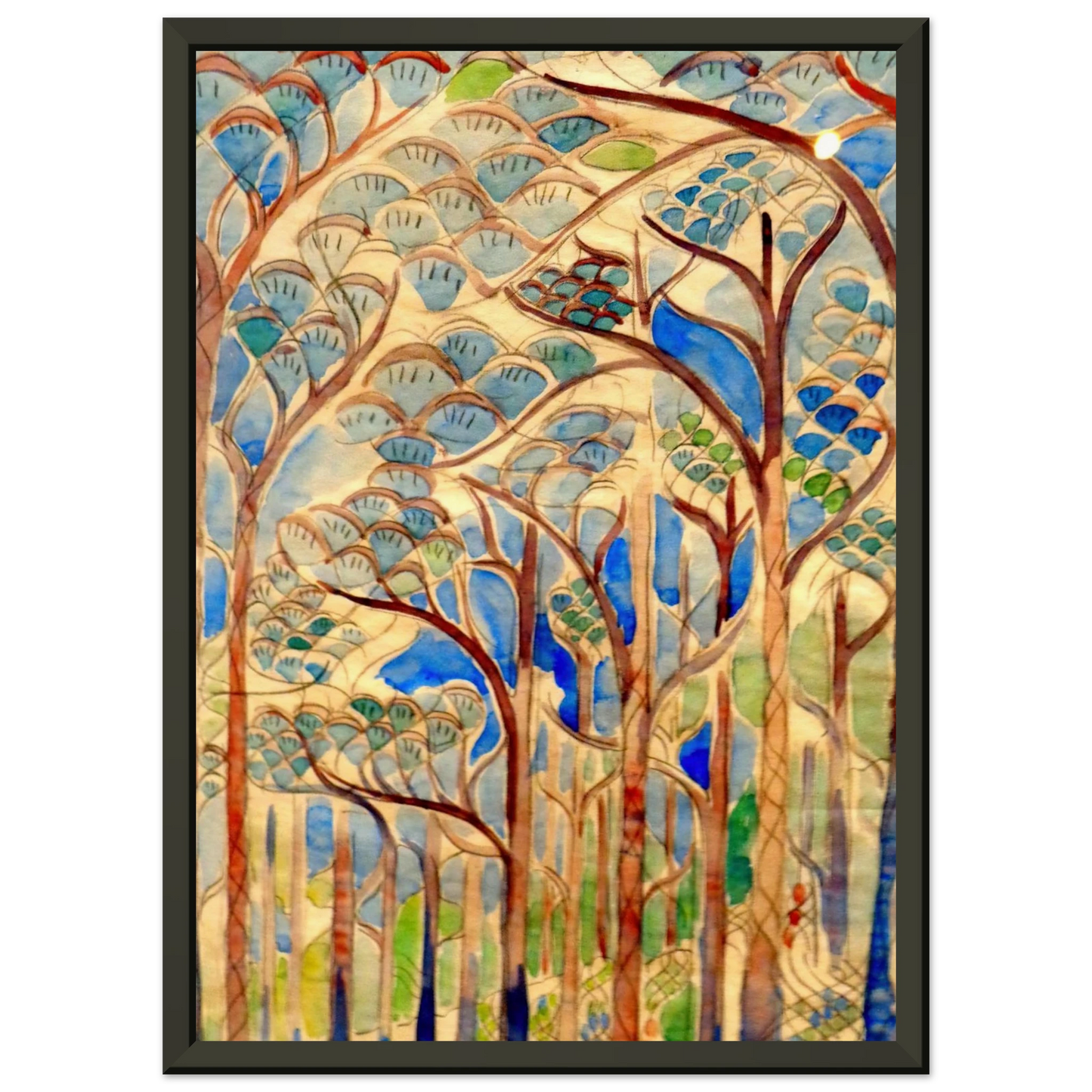 Walter Inglis Anderson Walter Anderson Framed Art Print - Aluminum Frame - 60x80 cm / 24x32 inches